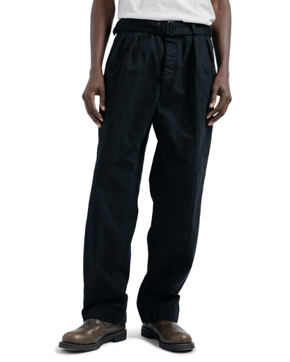 KAPTAIN SUNSHINE Dyed Denim Riviera Pants Black