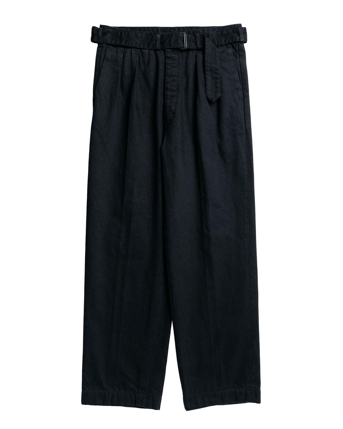 KAPTAIN SUNSHINE Dyed Denim Riviera Pants Black