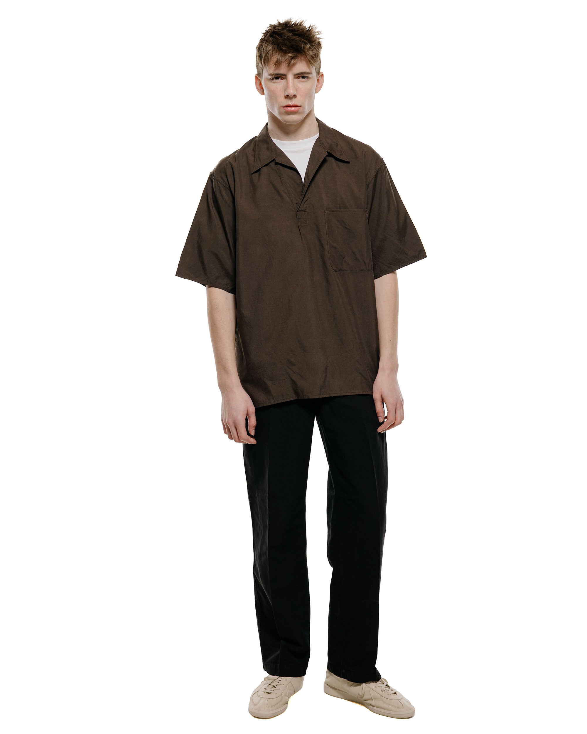 KAPTAIN SUNSHINE Gaba. Buckleback Work Slacks Black