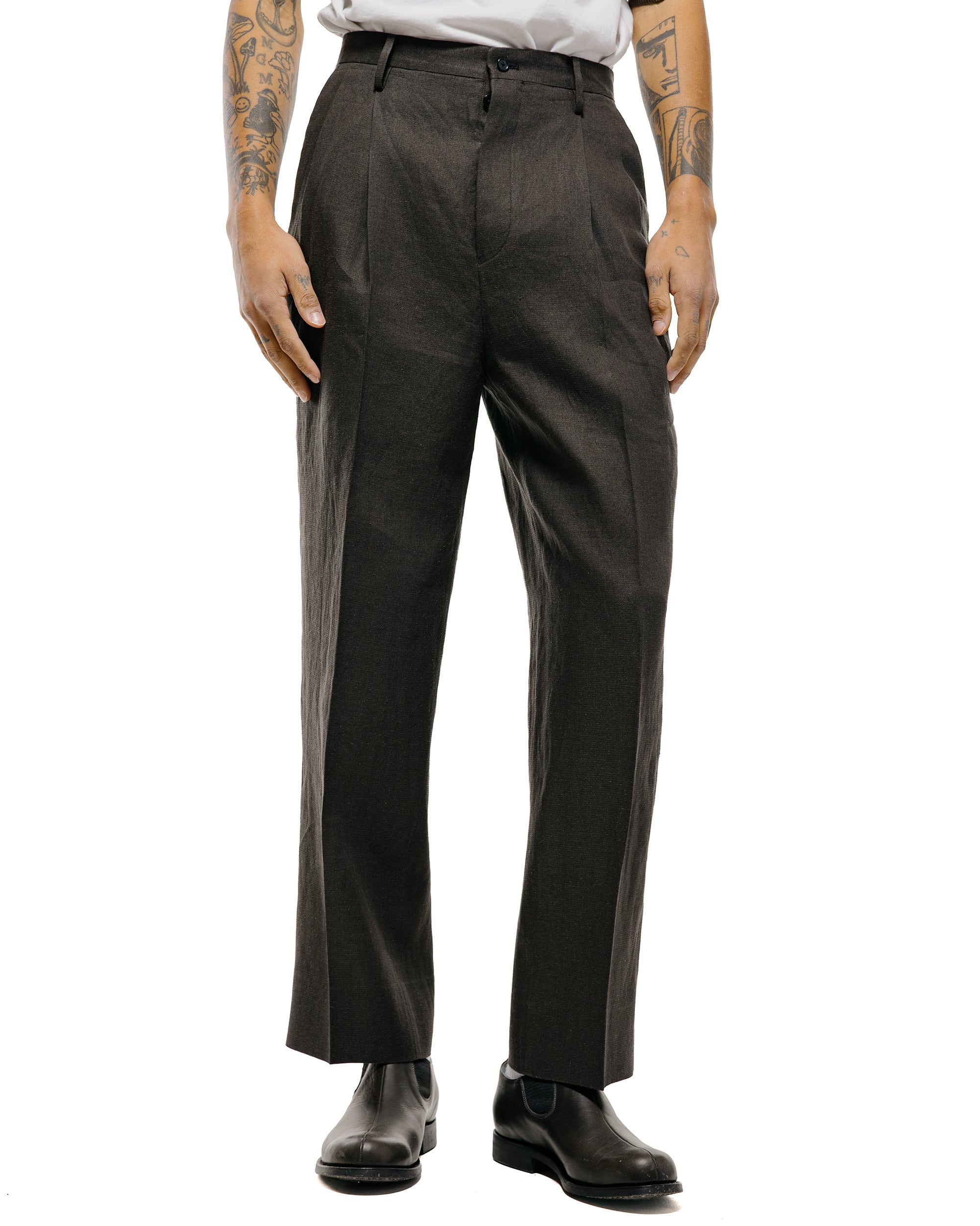 KAPTAIN SUNSHINE Shoecut Slacks Ink Black