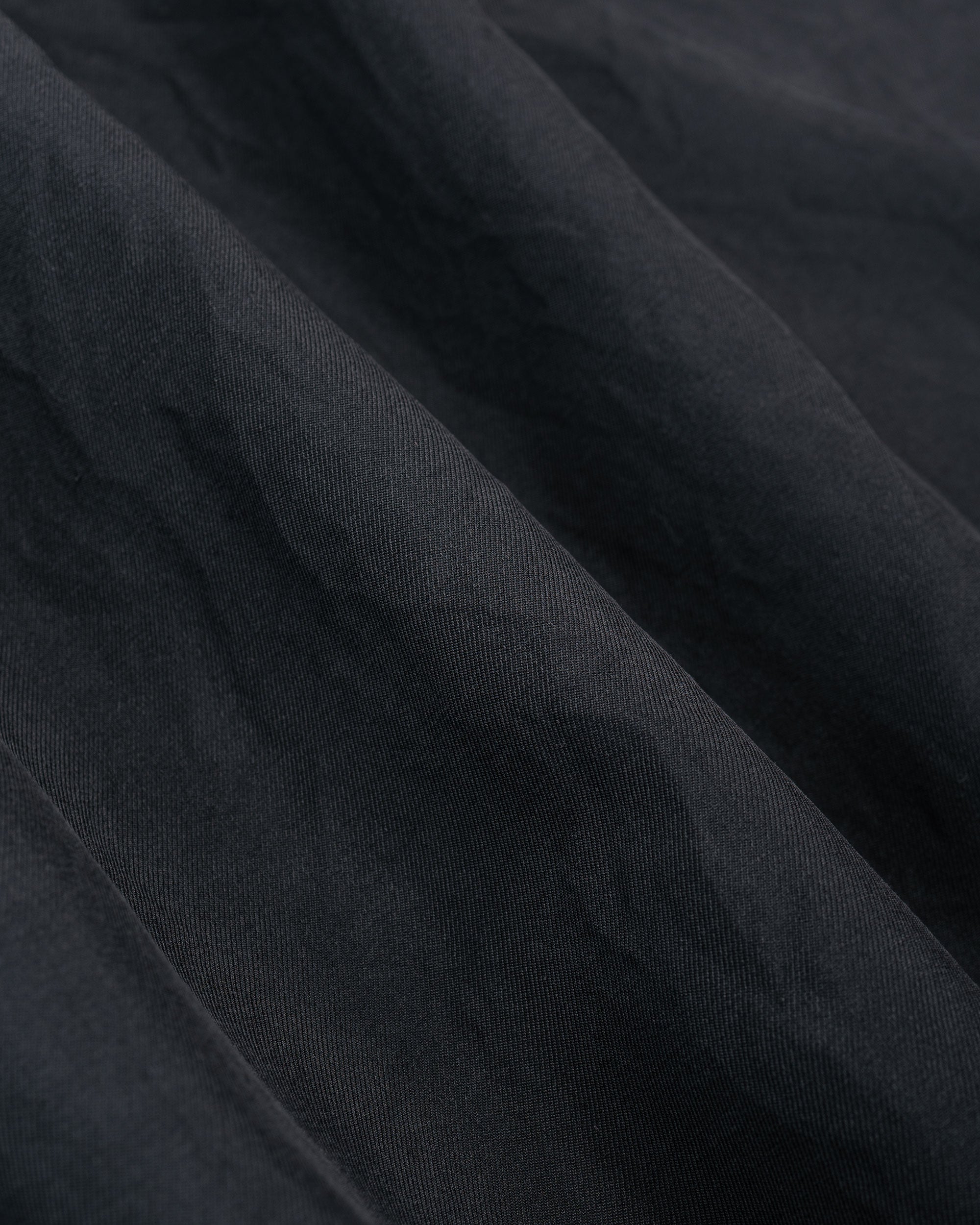 KAPTAIN SUNSHINE Silk Pullover SS Shirt Ink Black