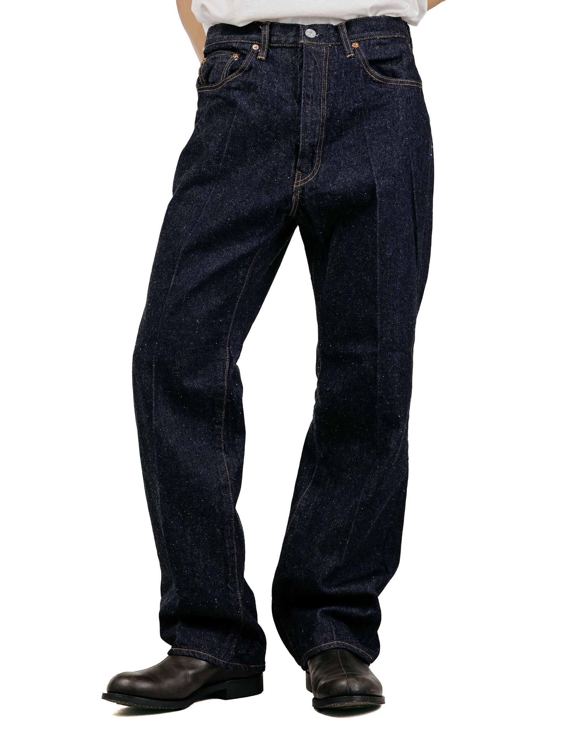 KAPTAIN SUNSHINE Skate Shoecut Denim Pants Indigo One Wash