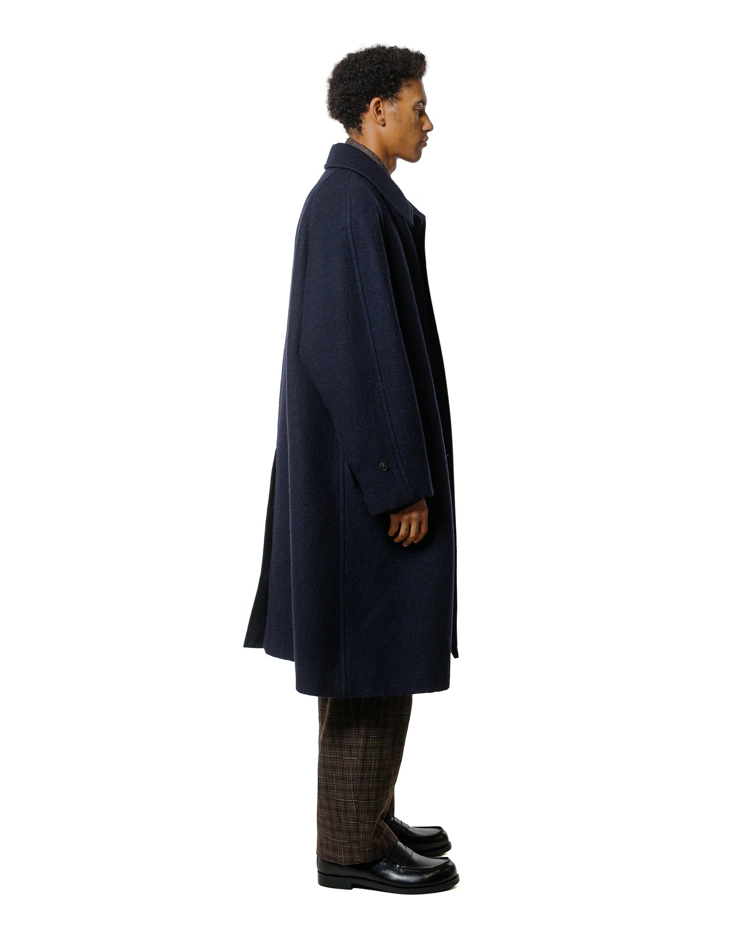 KAPTAIN SUNSHINE Umbrella Coat Navy