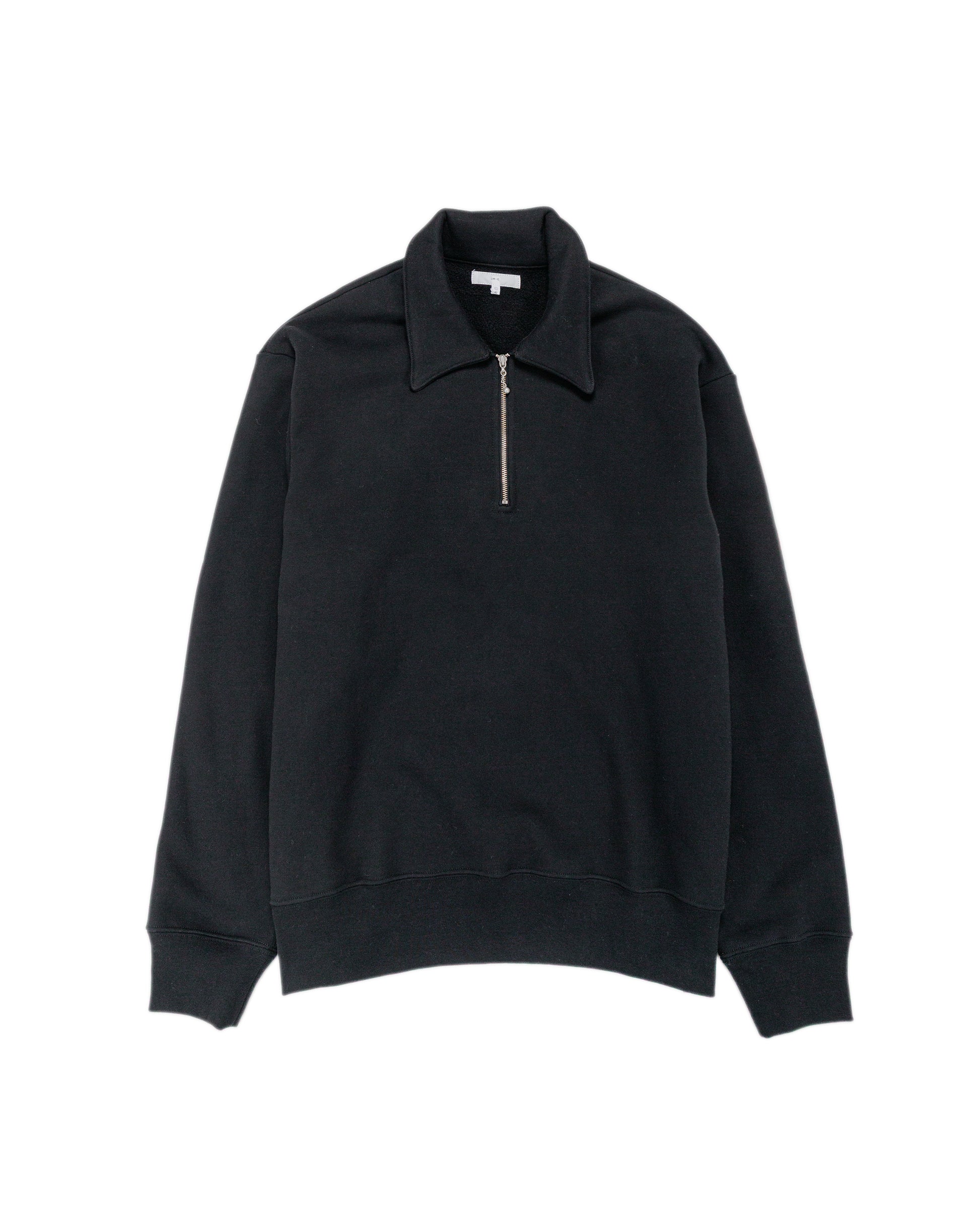Lady White Co. Cotton Quarter Zip Sweatshirt Black