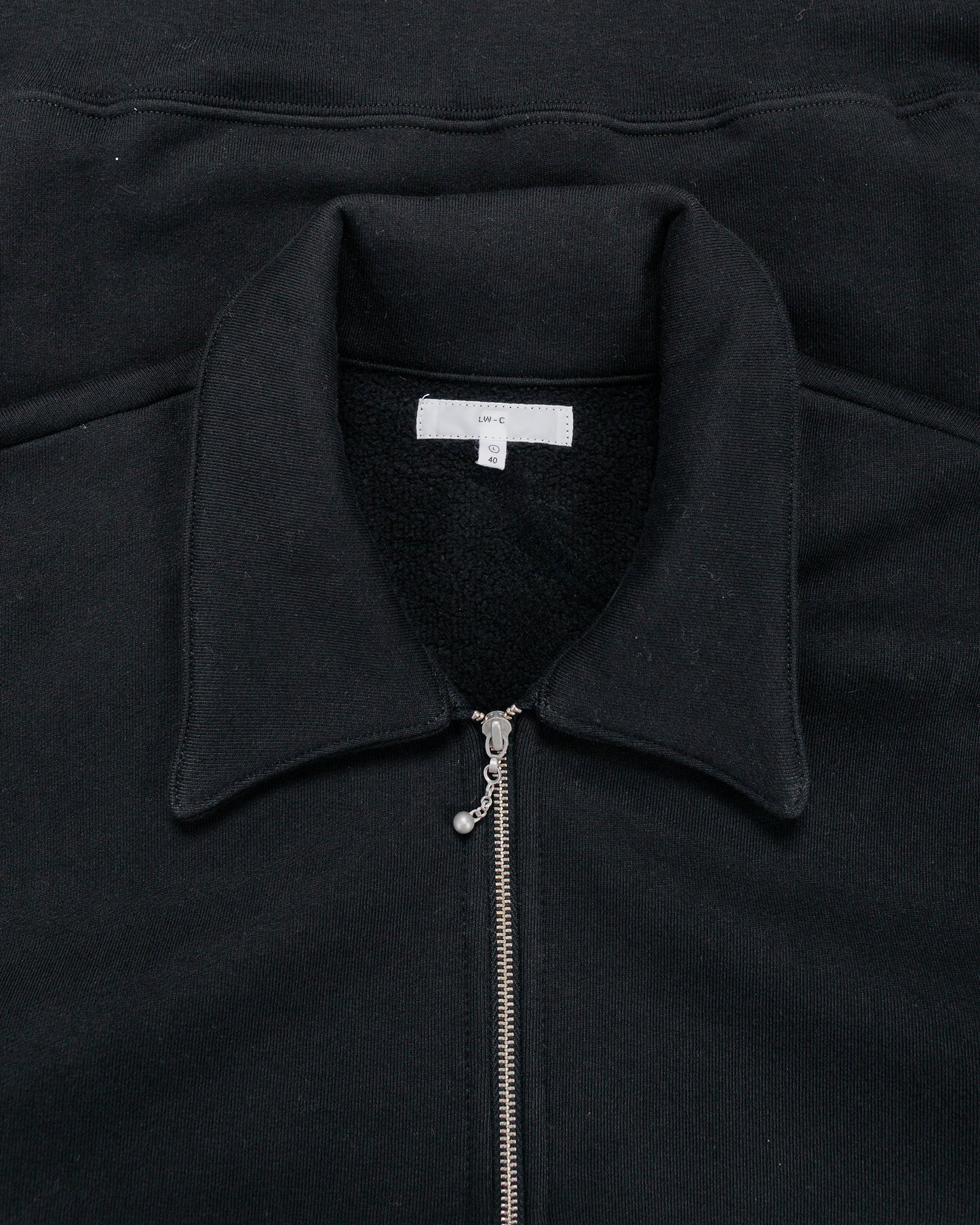 Lady White Co. Cotton Quarter Zip Sweatshirt Black