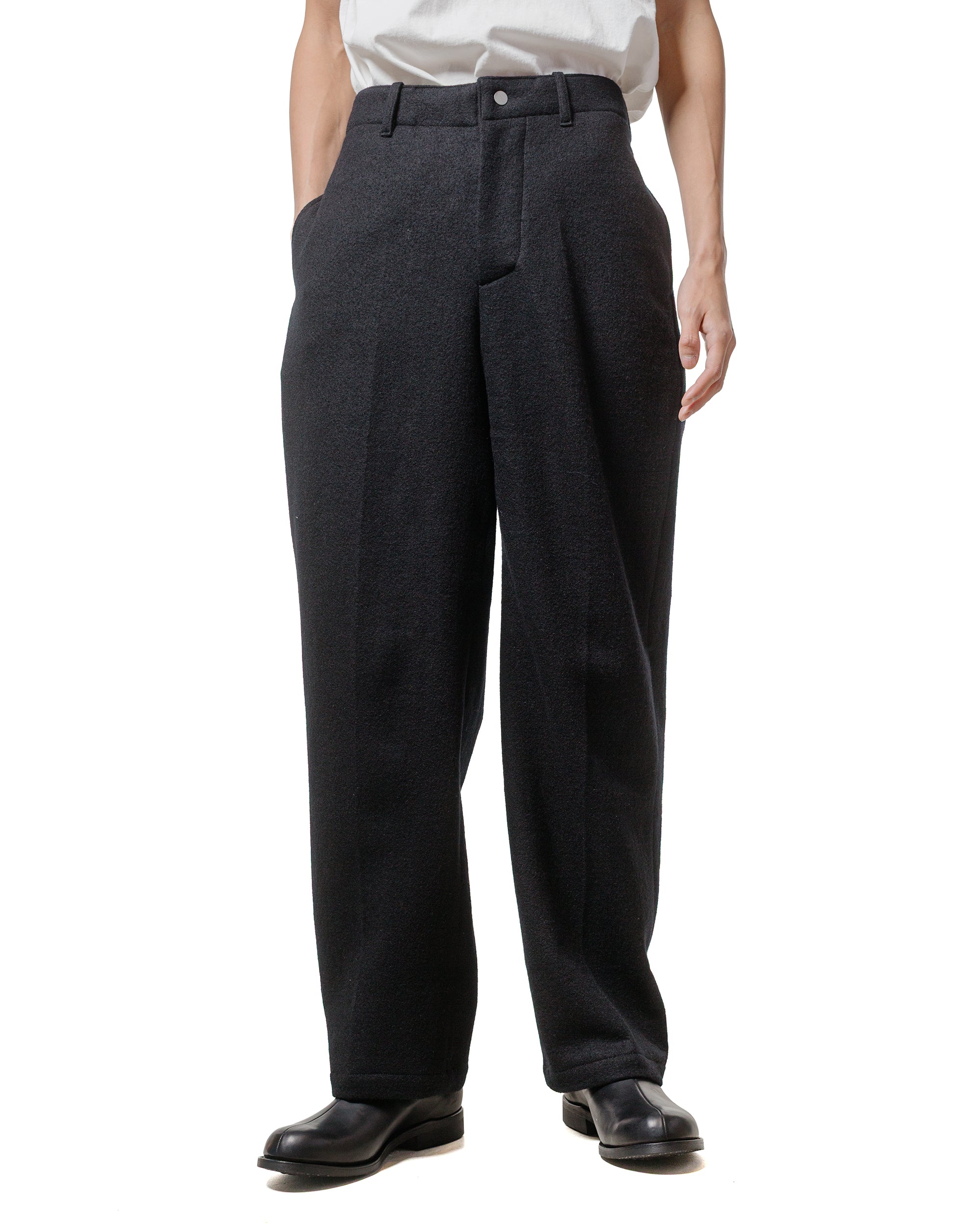 Lady White Co. Crater Wool Trouser Black