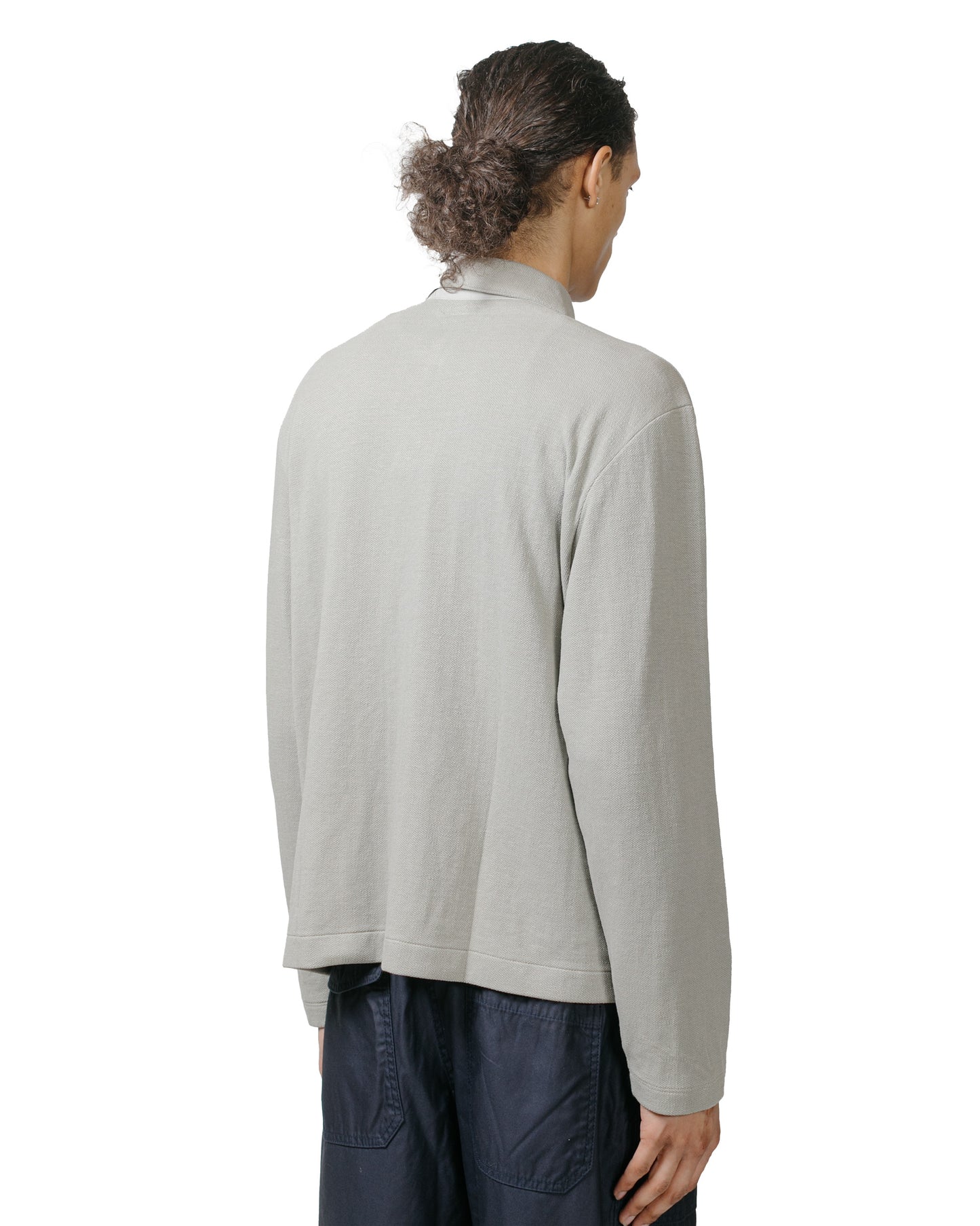 Lady White Co. Double Knit Jacket Post Grey model back