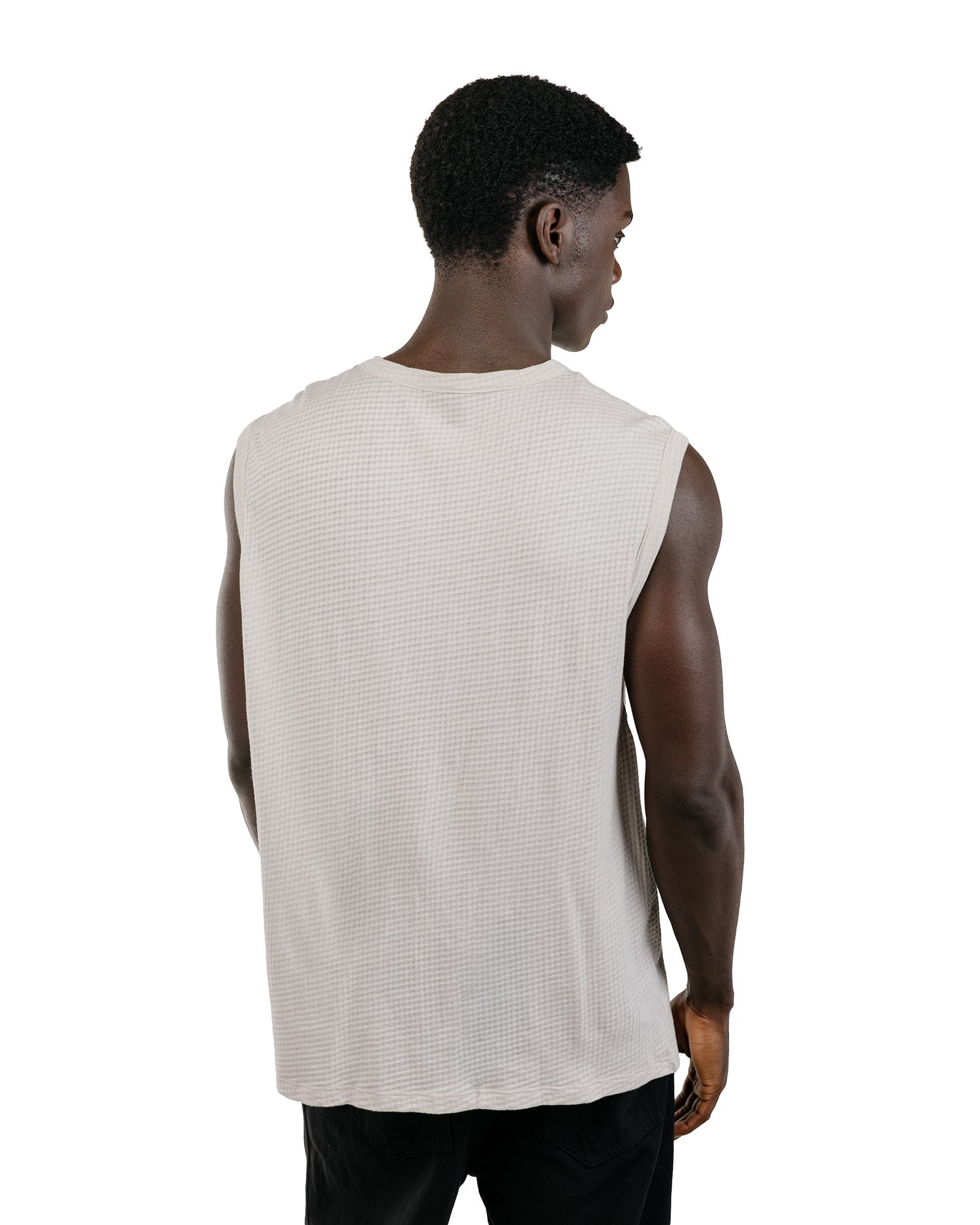 lost & found Lady White Co. Lady White Co. Gauze Sleeveless T-Shirt Solar Grey