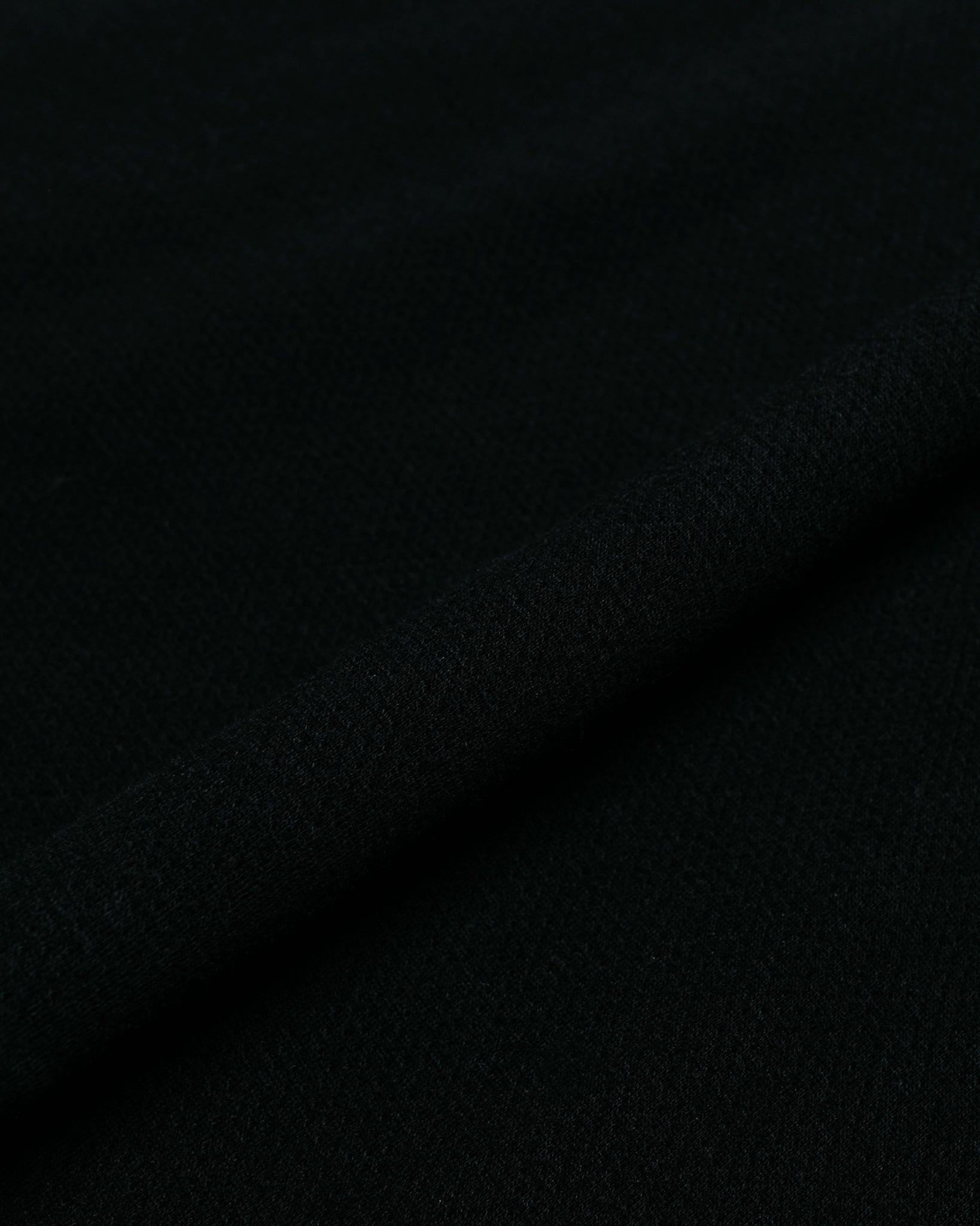 Lady White Co. Half Zip Polo Black fabric