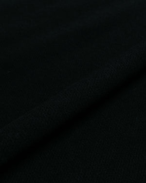 Lady White Co. Half Zip Polo Black fabric