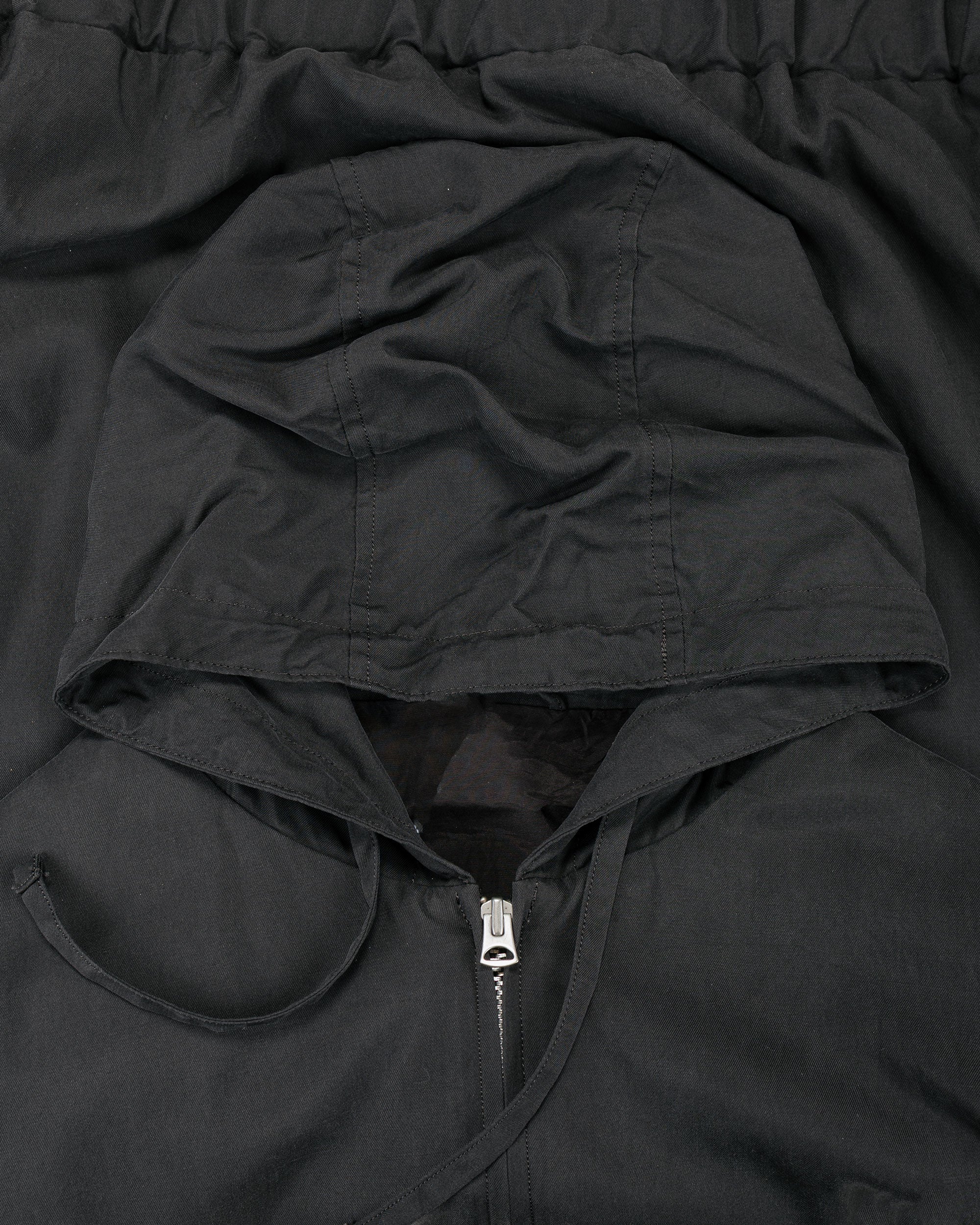 Lady White Co. KAPTAIN SUNSHINE Silk Zip Jacket Faded Black