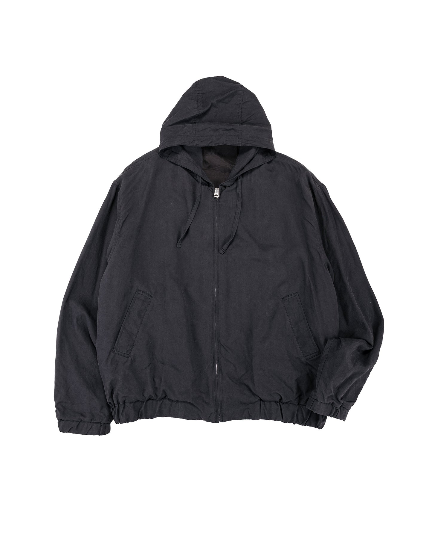 Lady White Co. KAPTAIN SUNSHINE Silk Zip Jacket Navy