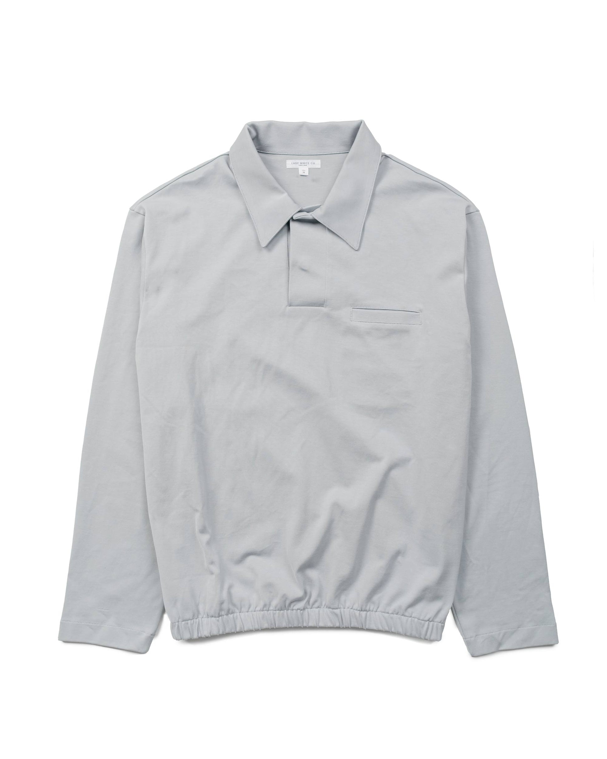 Lady White Co. L/S Richmond Polo Foggy Blue