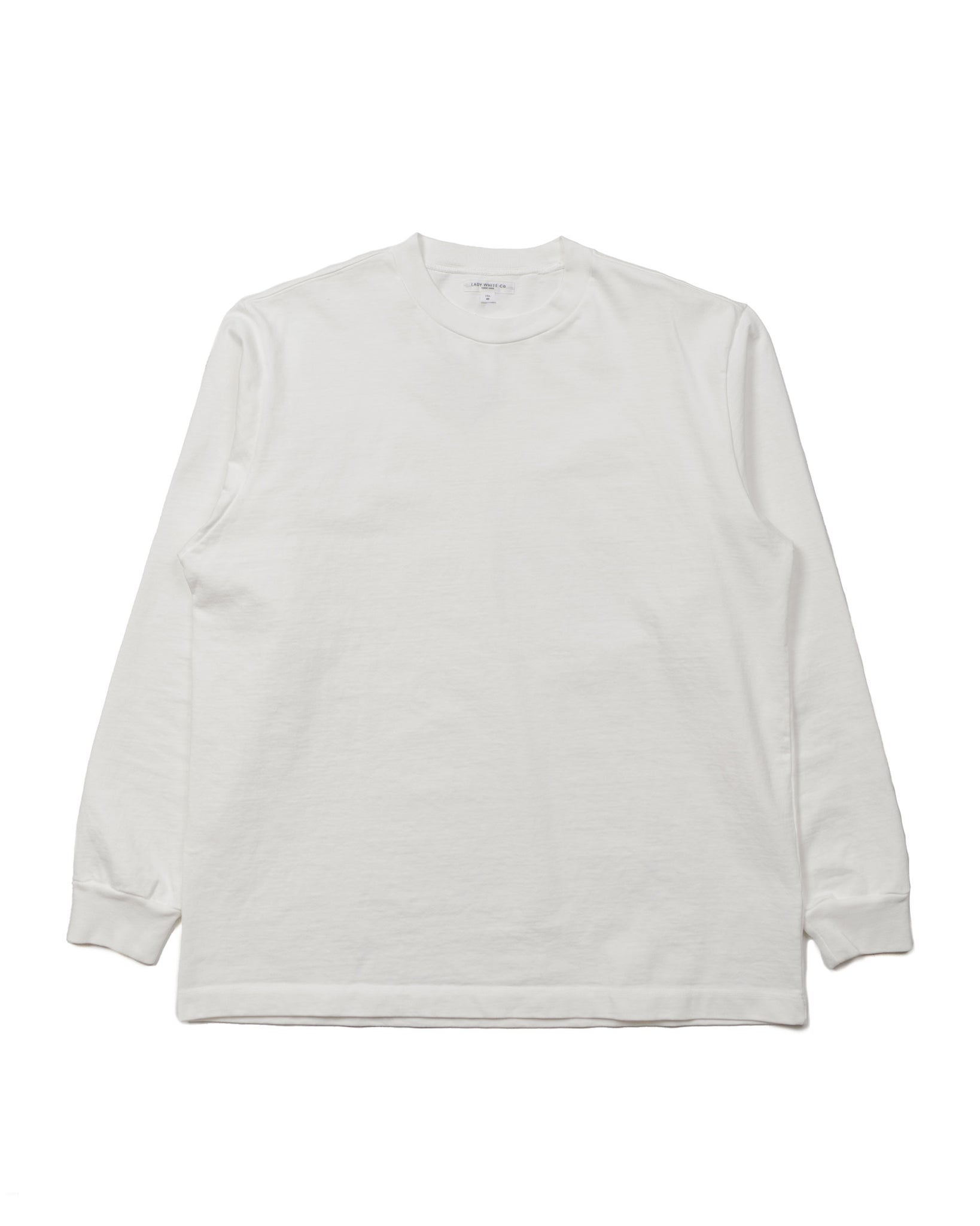 Lady White Co. L/S Rugby T-Shirt White