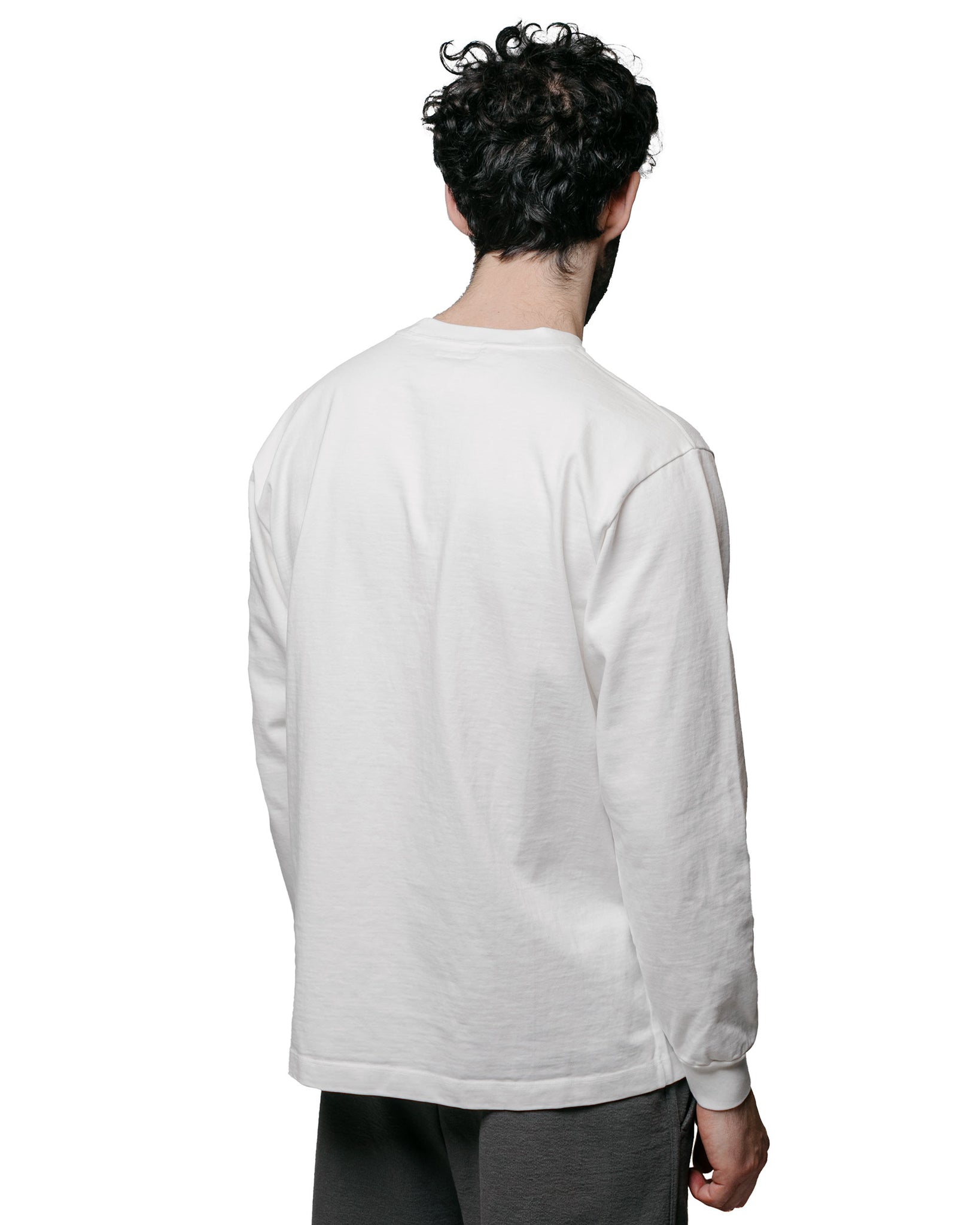 Lady White Co. L/S Rugby T-Shirt White model back
