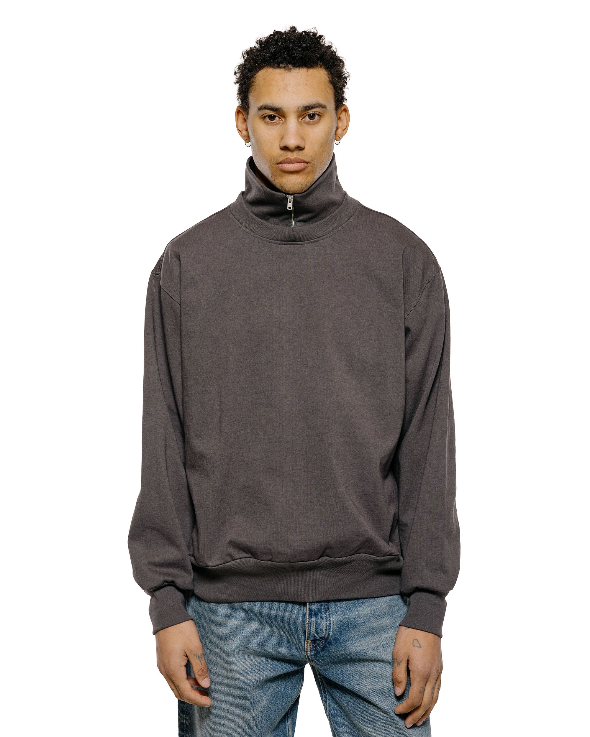Lady White Co. Layered 1/4 Zip Pewter