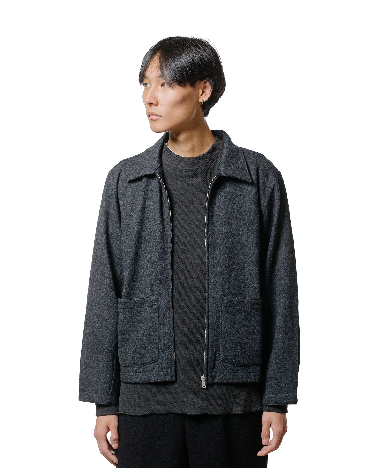 Lady White Co. Loma Blousson Charcoal