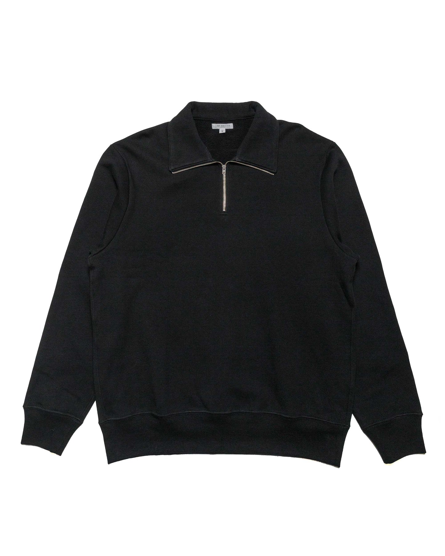 Lady White Co. Quarter Zip Sweatshirt Black