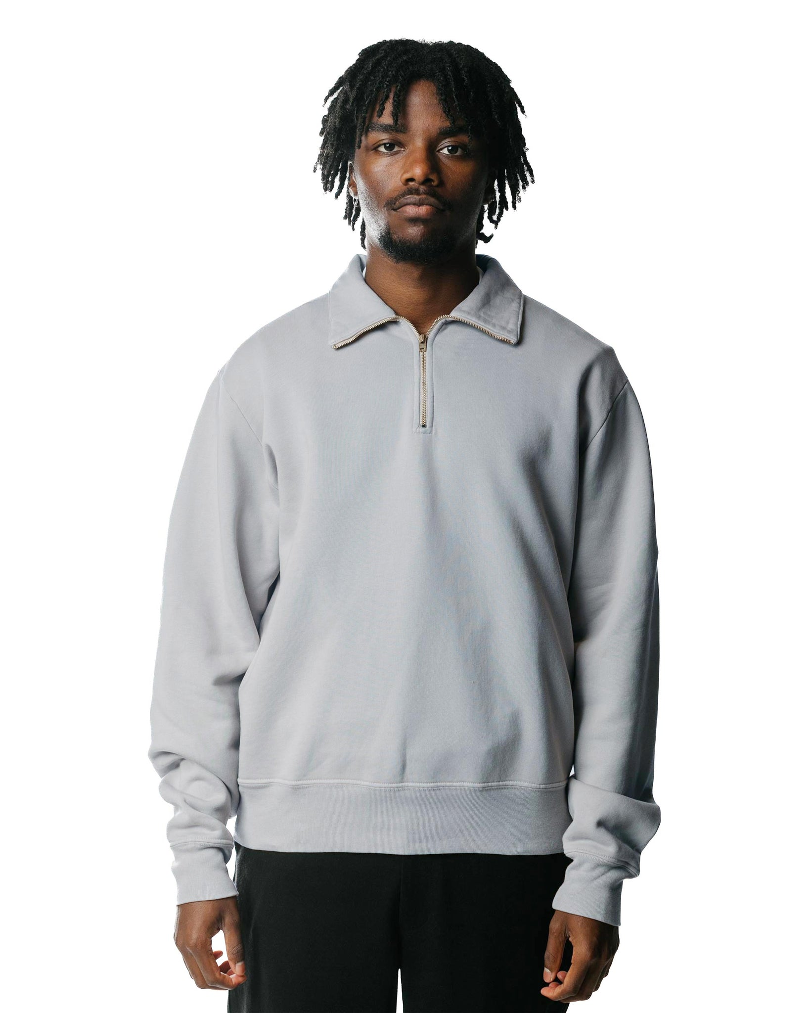 Half Zip Fleece Sweatshirt White - Unisex – Province of Canada