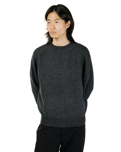 Lady White Co. Raglan Link Sweater Charcoal