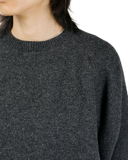 Lady White Co. Raglan Link Sweater Charcoal