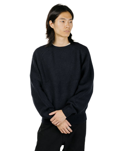 Lady White Co. Raglan Link Sweater Deep Navy