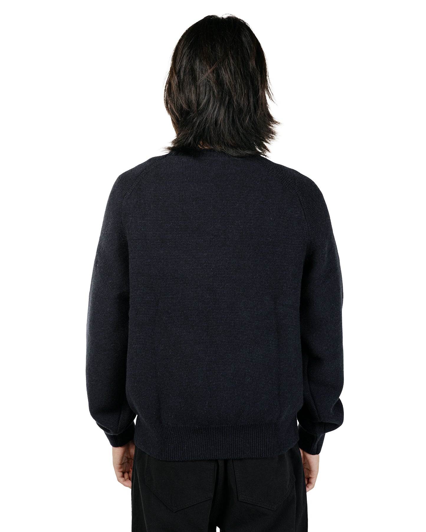 Lady White Co. Raglan Link Sweater Deep Navy