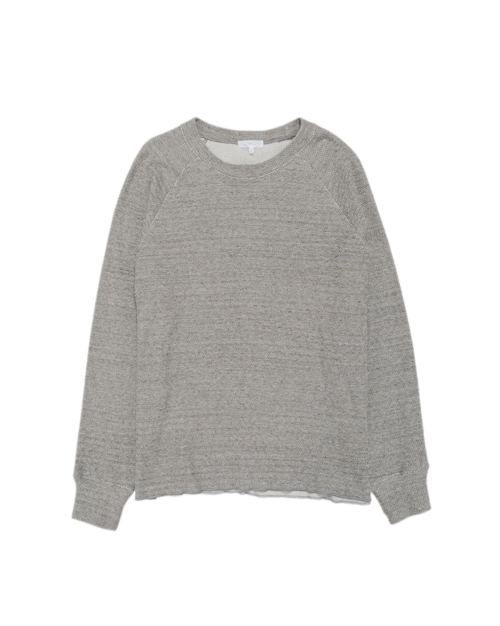 Lady White Co. Raglan Thermal Grey Melange