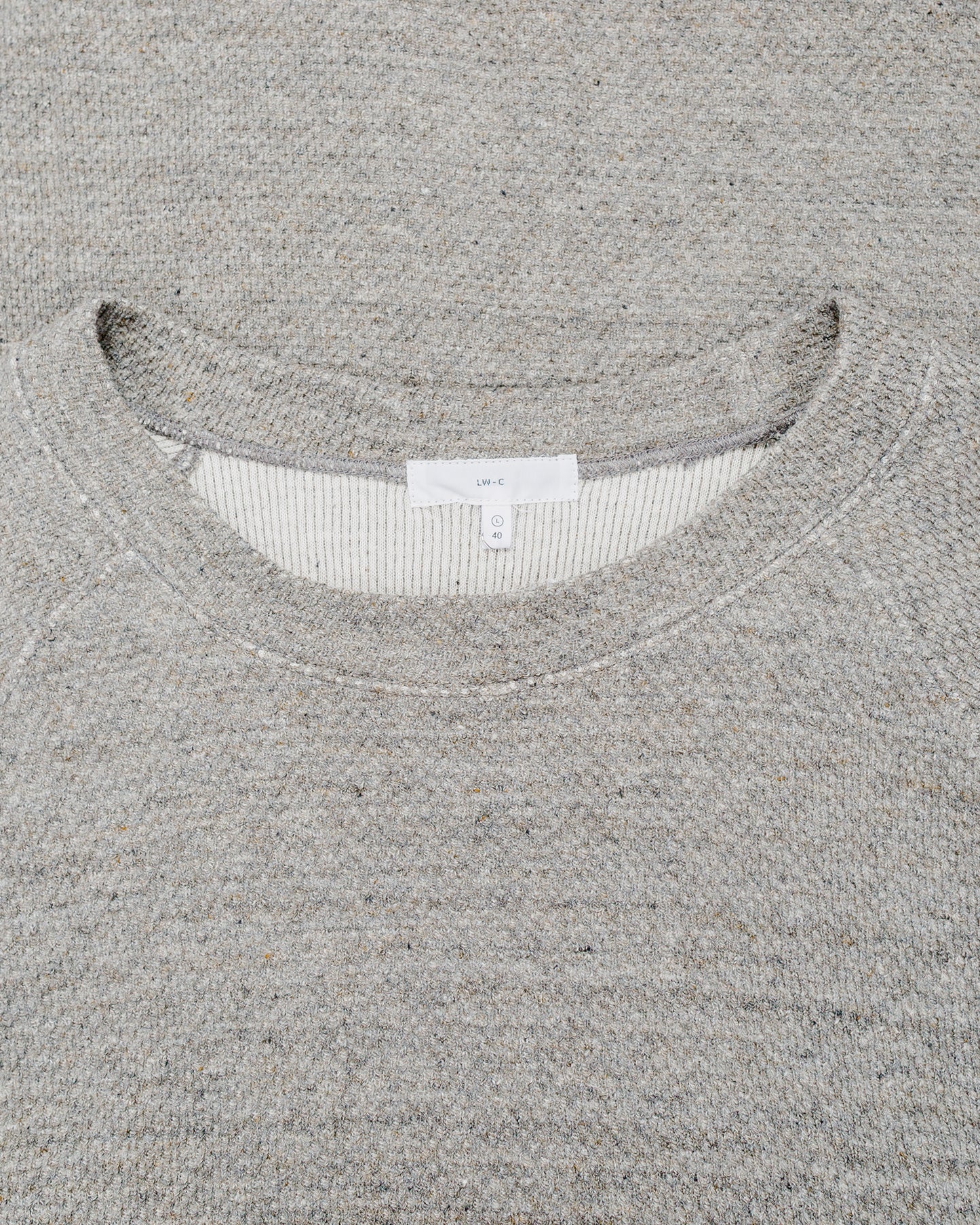 Lady White Co. Raglan Thermal Grey Melange