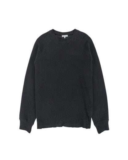 Lady White Co. Raglan Thermal Pigment Charcoal