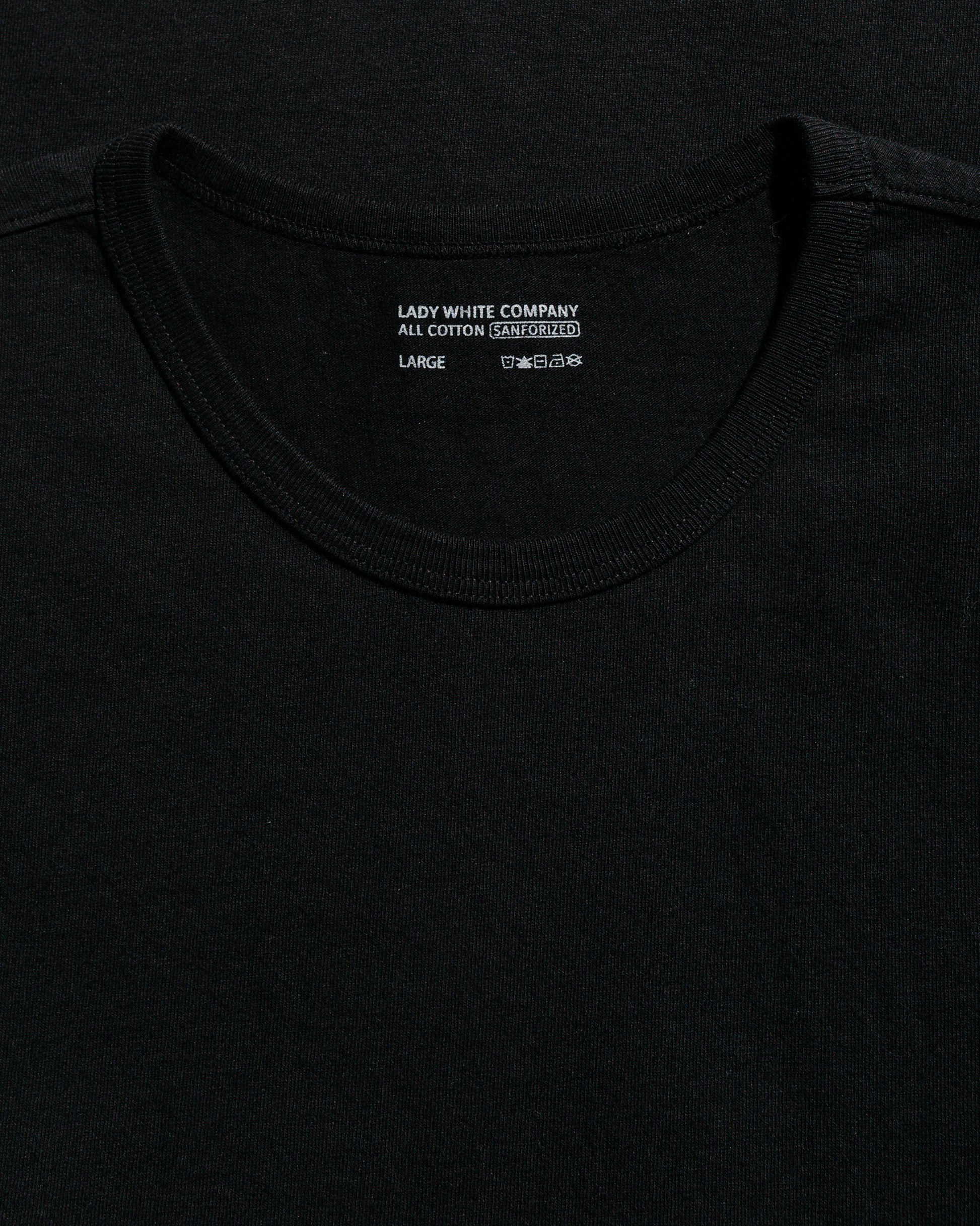 Lady White Co. T-Shirt 2-Pack Black