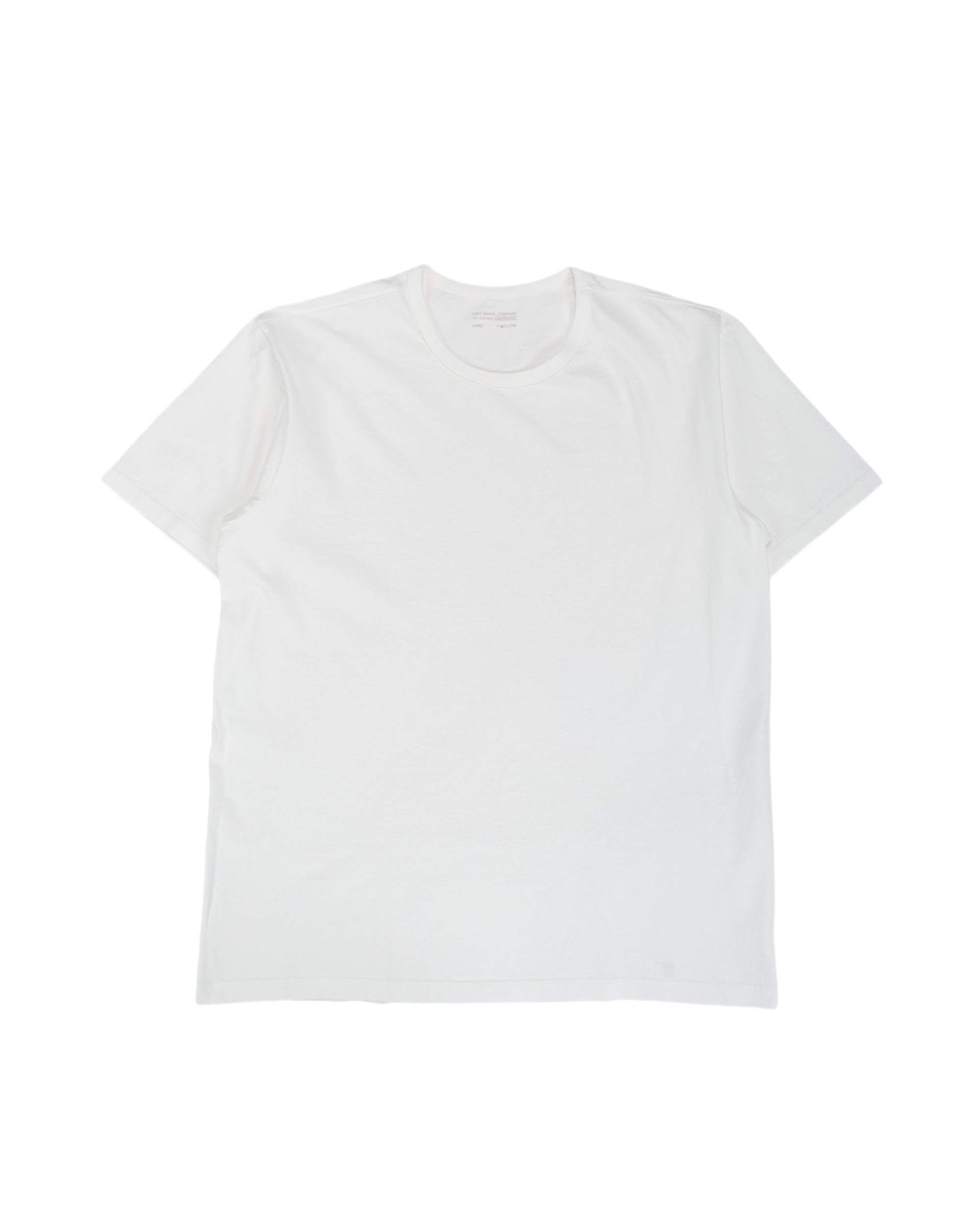 Lady White Co. Tシャツ 2枚組 ホワイト