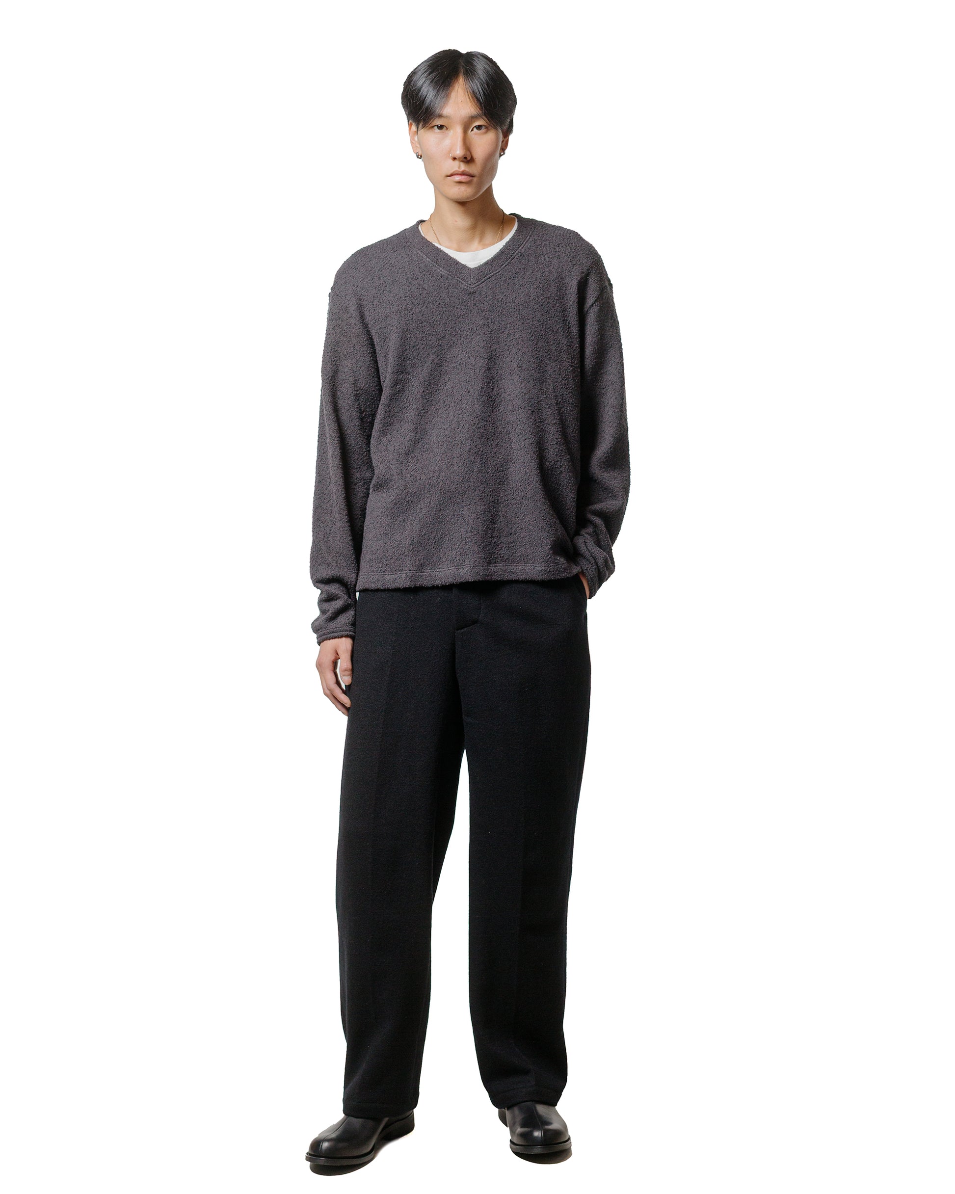 Lady White Co. Teddy High V-Neck Shadow