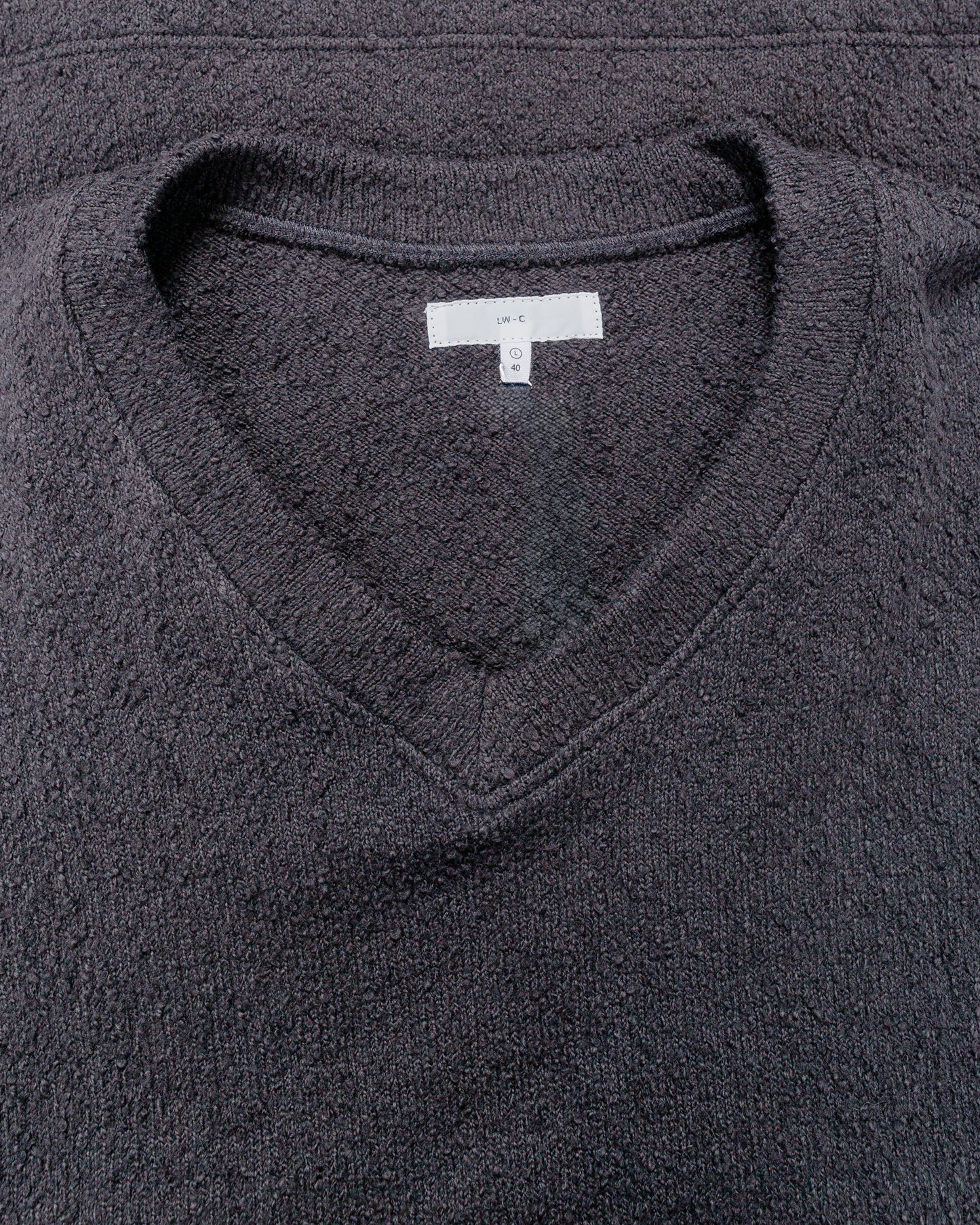 Lady White Co. Teddy High V-Neck Shadow