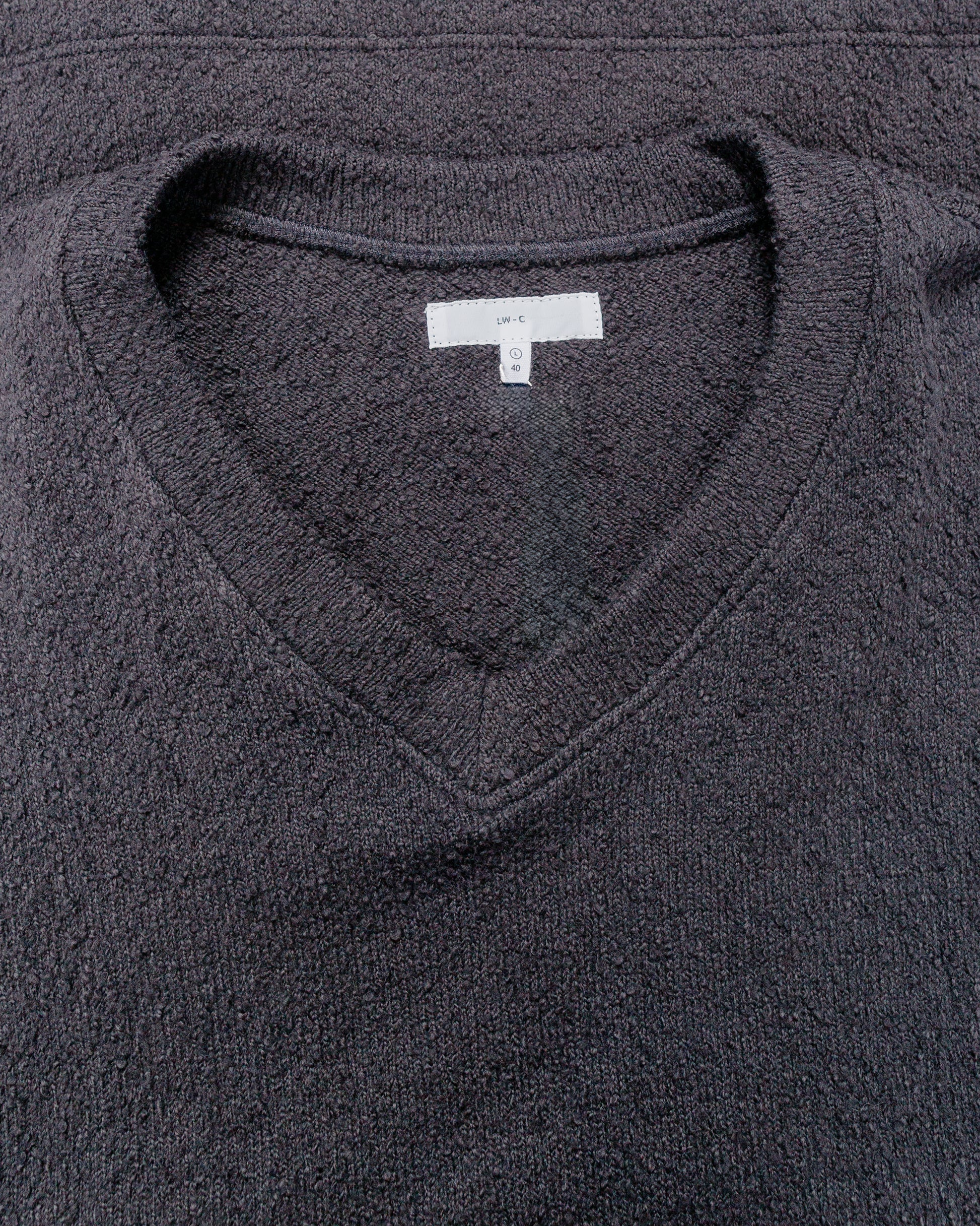 Lady White Co. Teddy High V-Neck Shadow