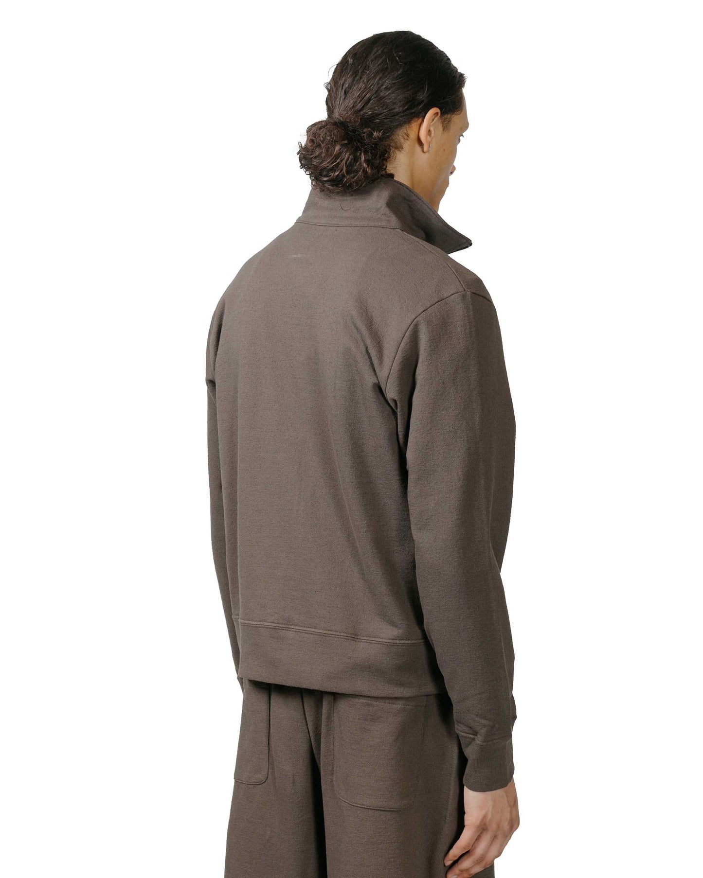 Lady White Co. Textured Full Zip Bark model back