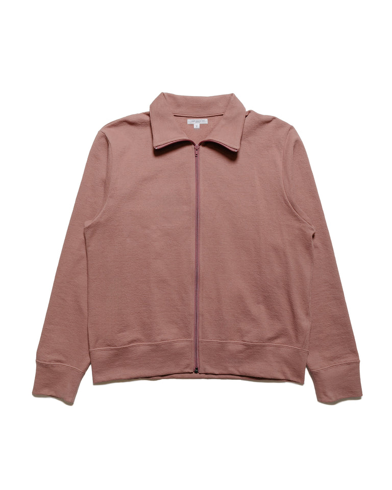 Lady White Co. Textured Full Zip Deep Mauve