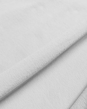 Lady White Co. Textured Full Zip White fabric
