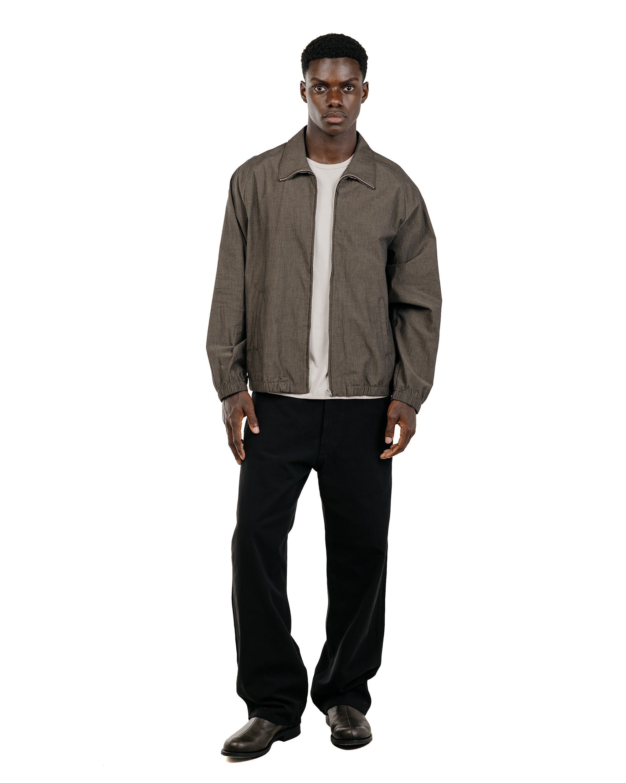 Lady White Co. Tumbled Poplin Full Zip Brown Pearl