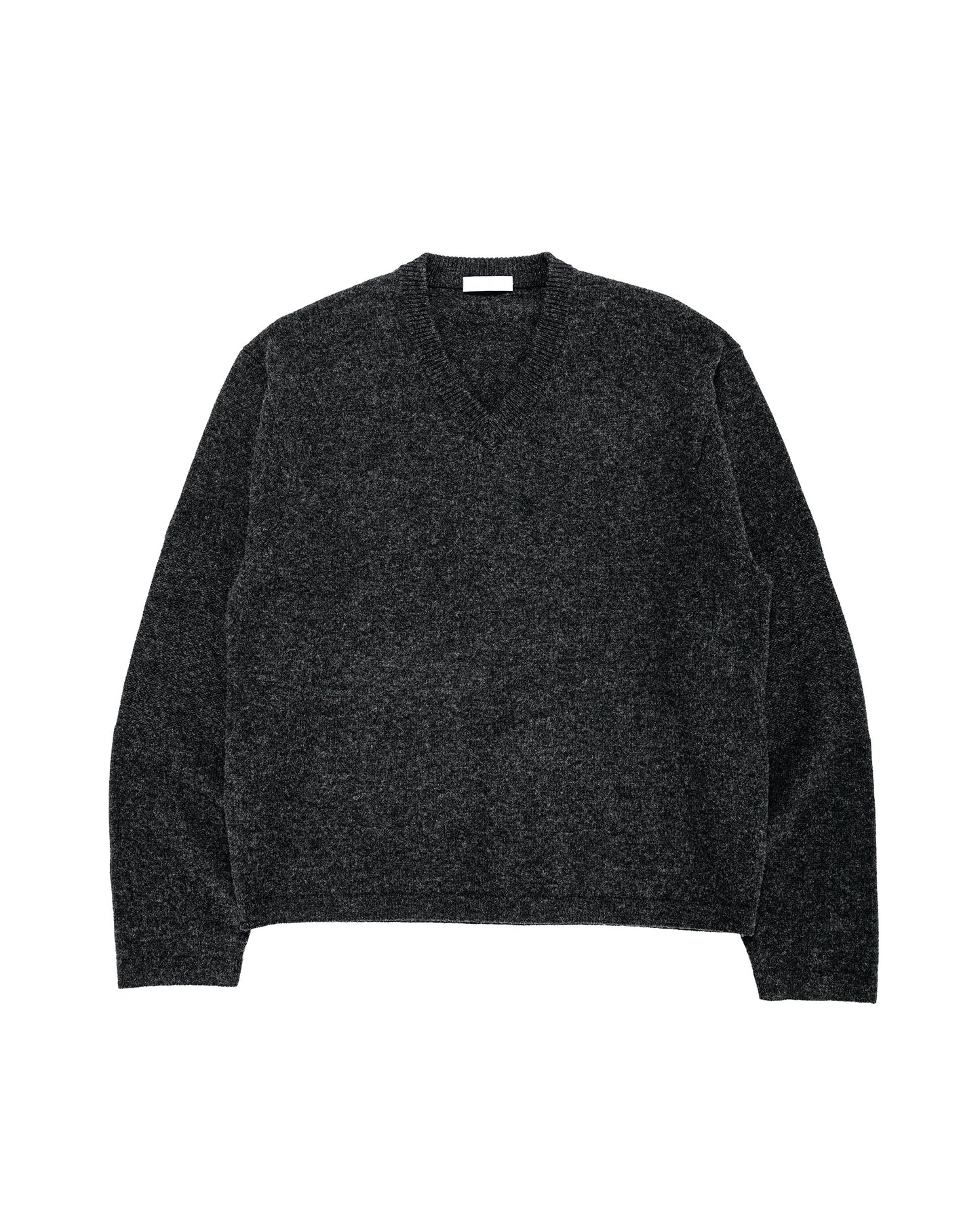 lost & found Lady White Co. Lady White Co. Wool V Neck Sweater Charcoal