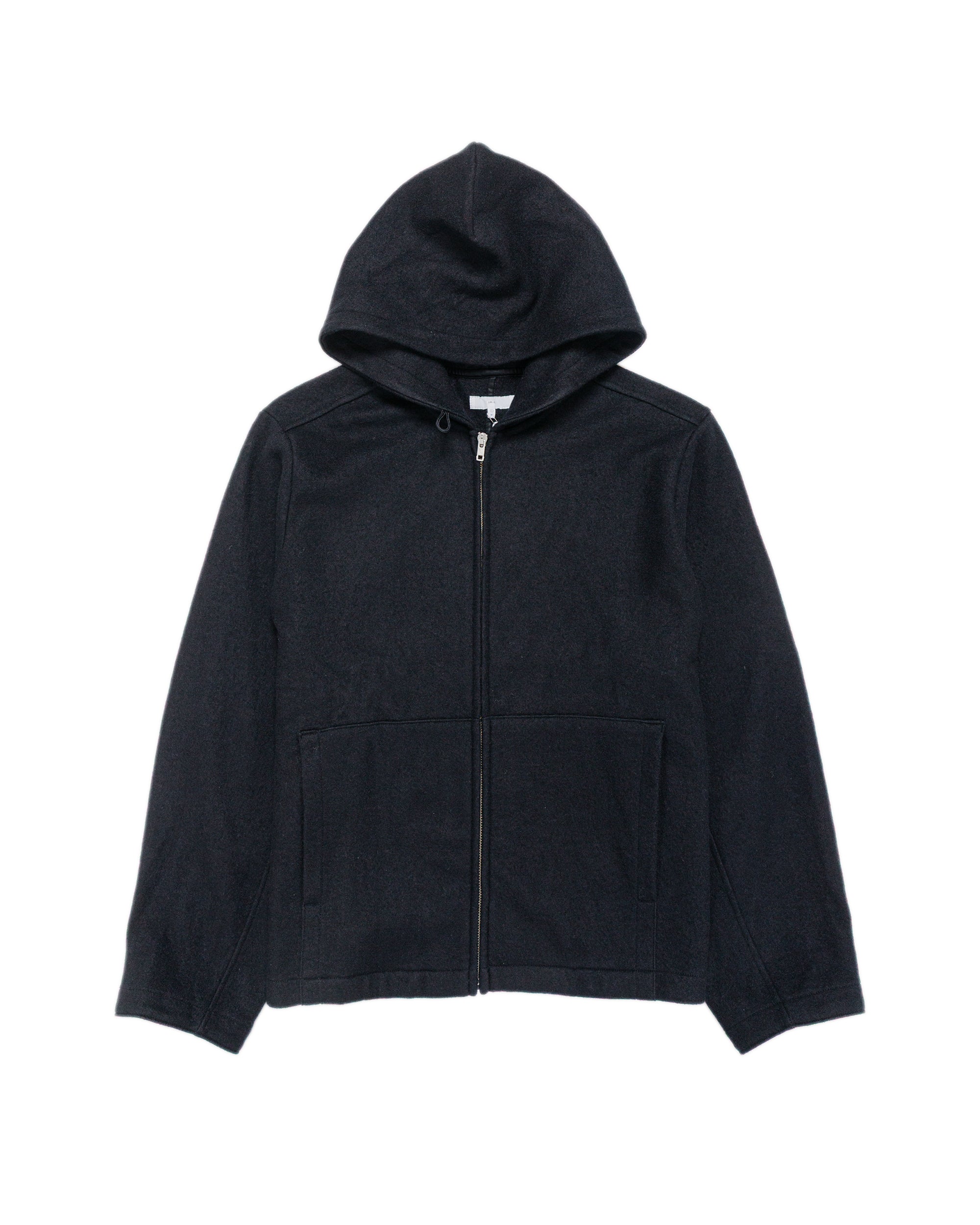 DAME FRANK Zip upボンディングフーディｰ ブラック WYM LIDNM パーカー HEAVY OZ DOUBLE ZIP PARKA メンズ レディース