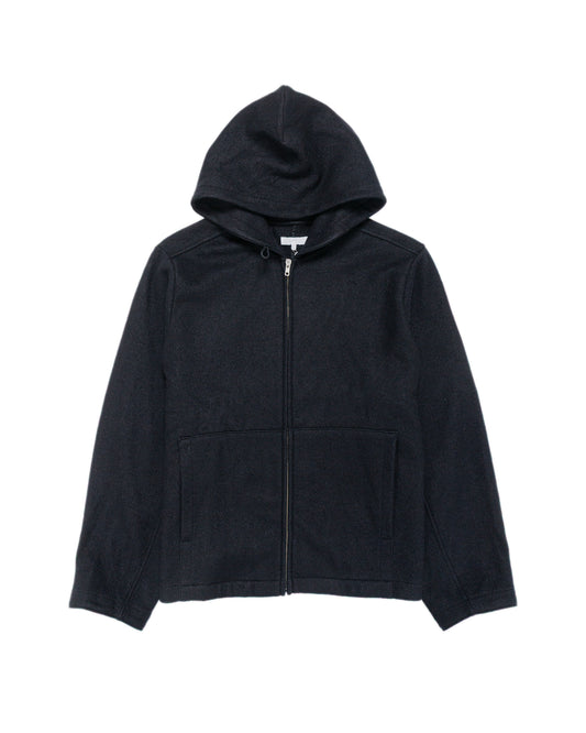 Lady White Co. Wool Zip Hoodie Black