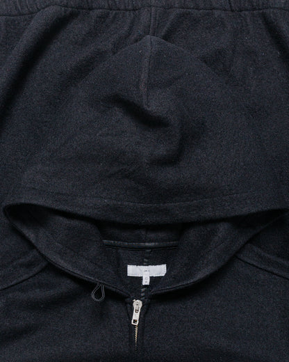 Lady White Co. Wool Zip Hoodie Black