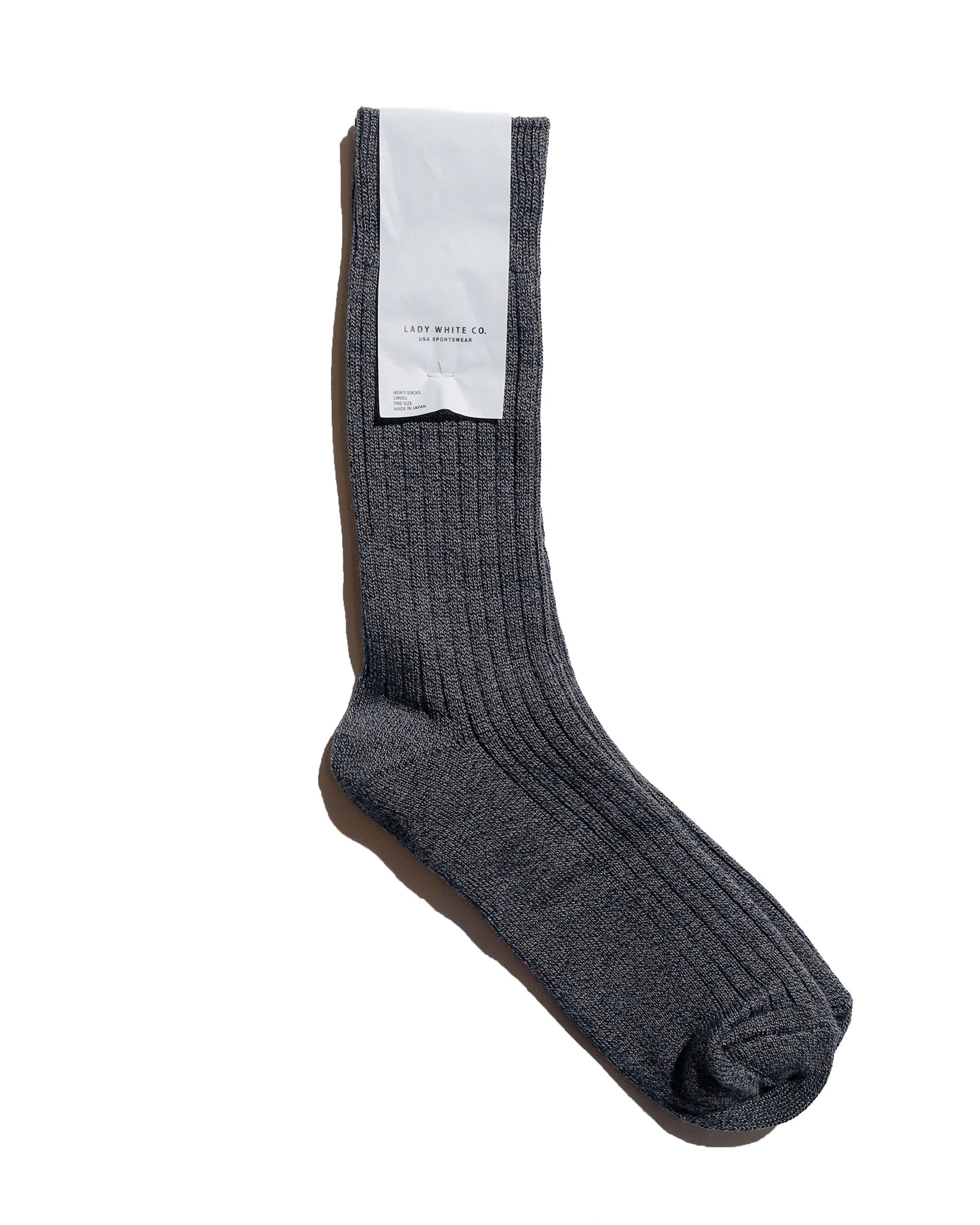lost & found Lady White Co. Lady White Co. LWC Sock Black Melange