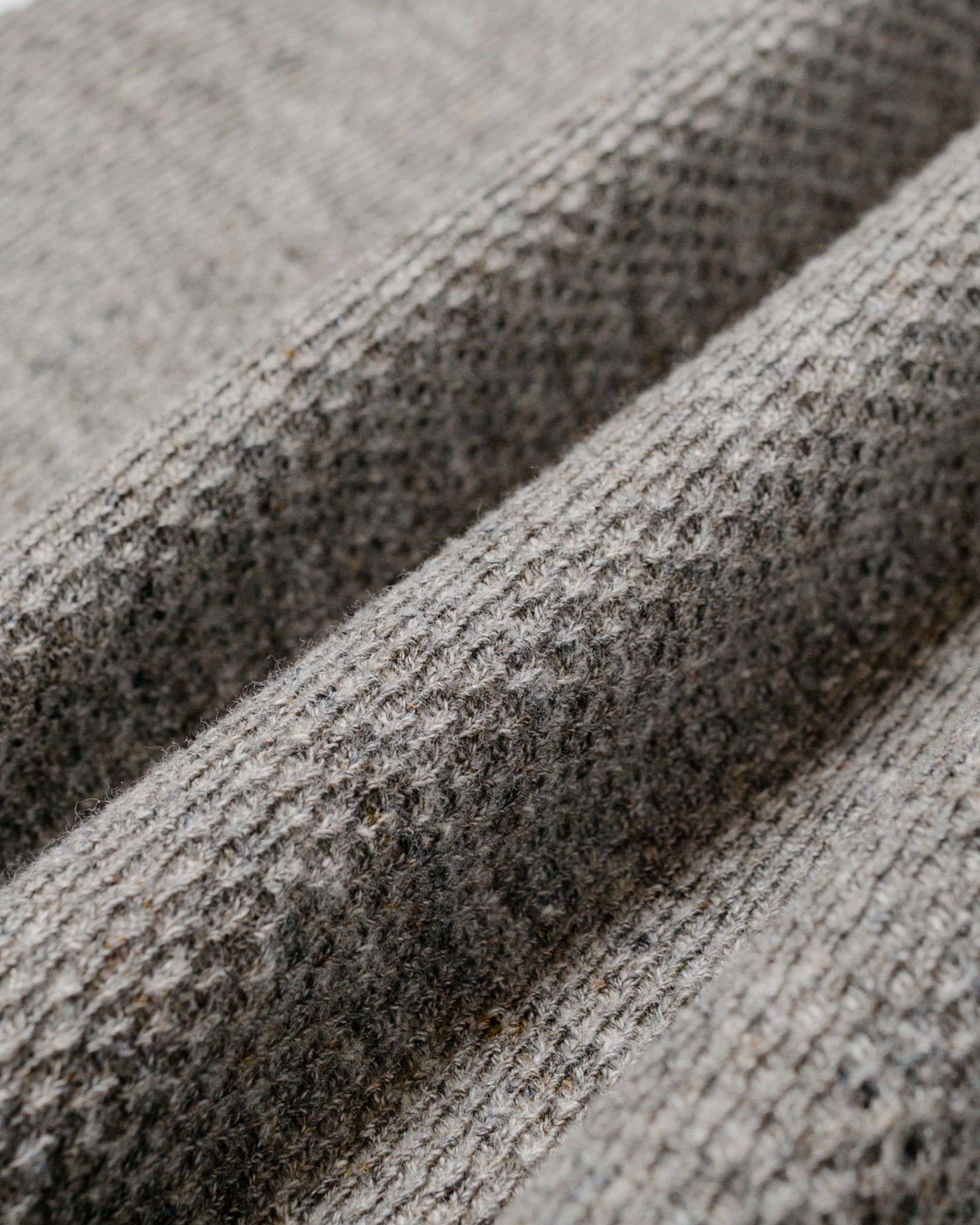 Lady White Co. Raglan Thermal Grey Melange