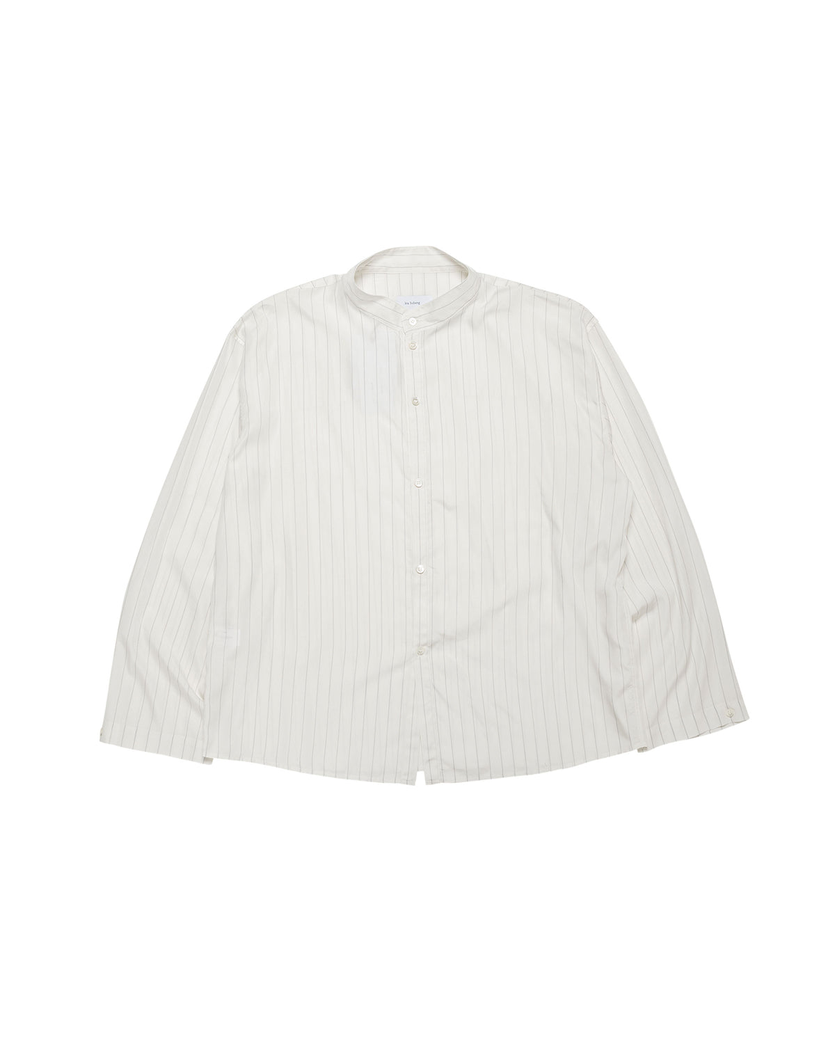 Lea Boberg CL Shirt Japanese Tencel Stripes White/Black Stripe