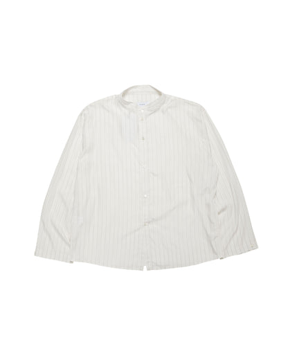 Lea Boberg CL Shirt Japanese Tencel Stripes White/Black Stripe