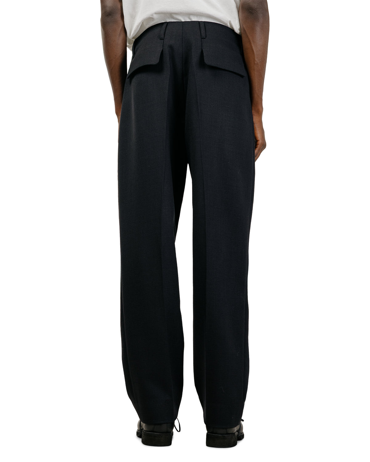 Lea Boberg DP Trousers British Double Wool Crepe Black