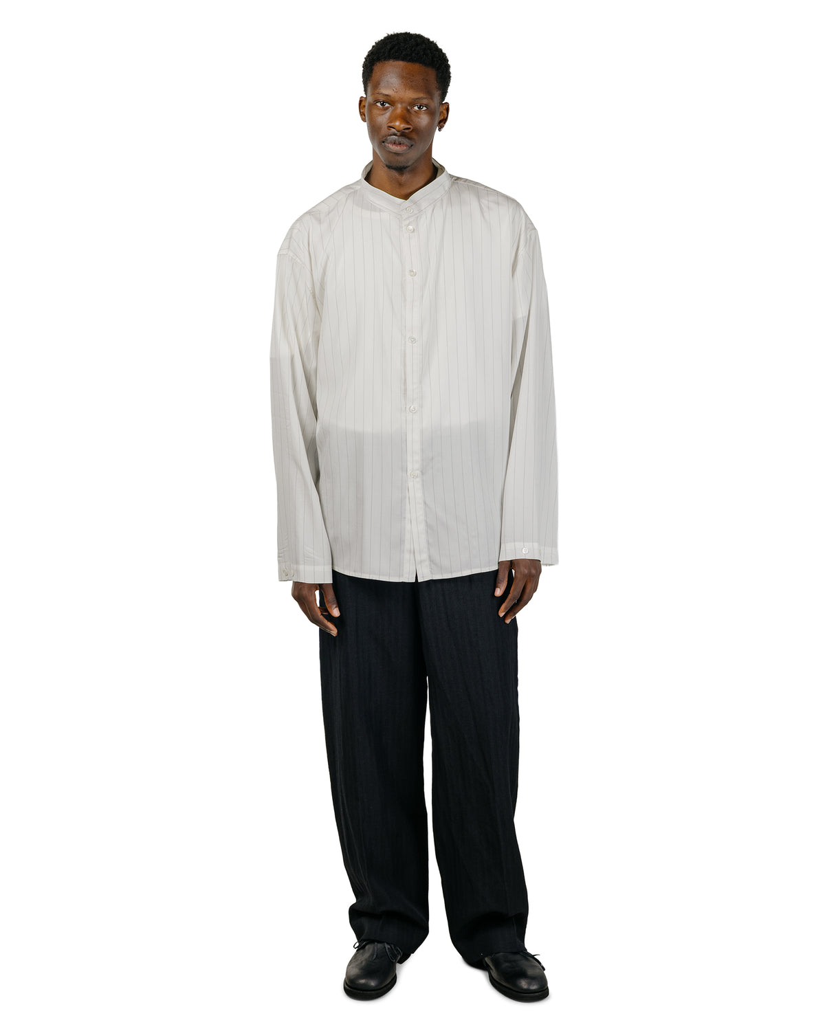Lea Boberg FP Trousers Japanese Herringbone Black