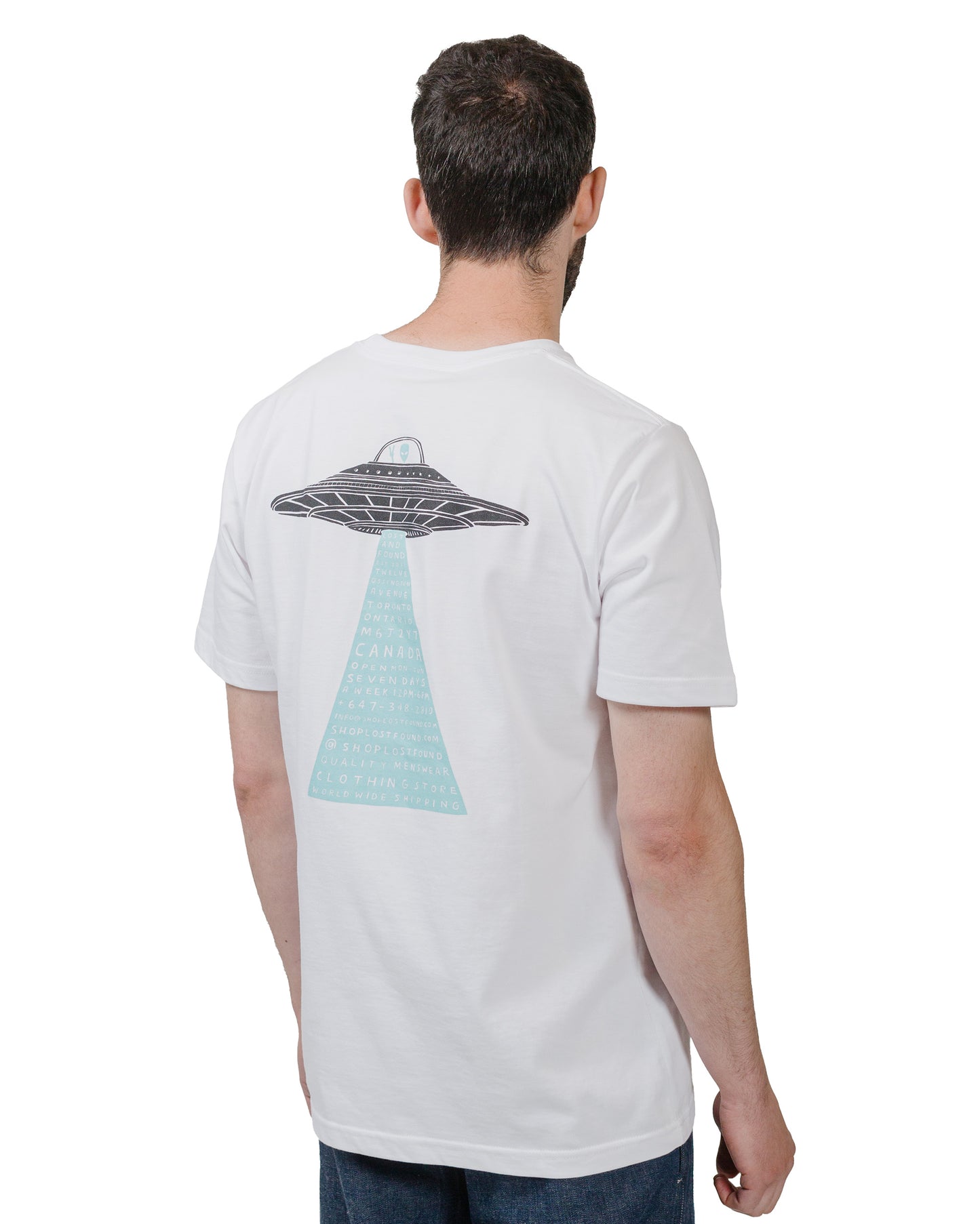 Lost & Found Artist Series 011: 'Alien' Tee model back